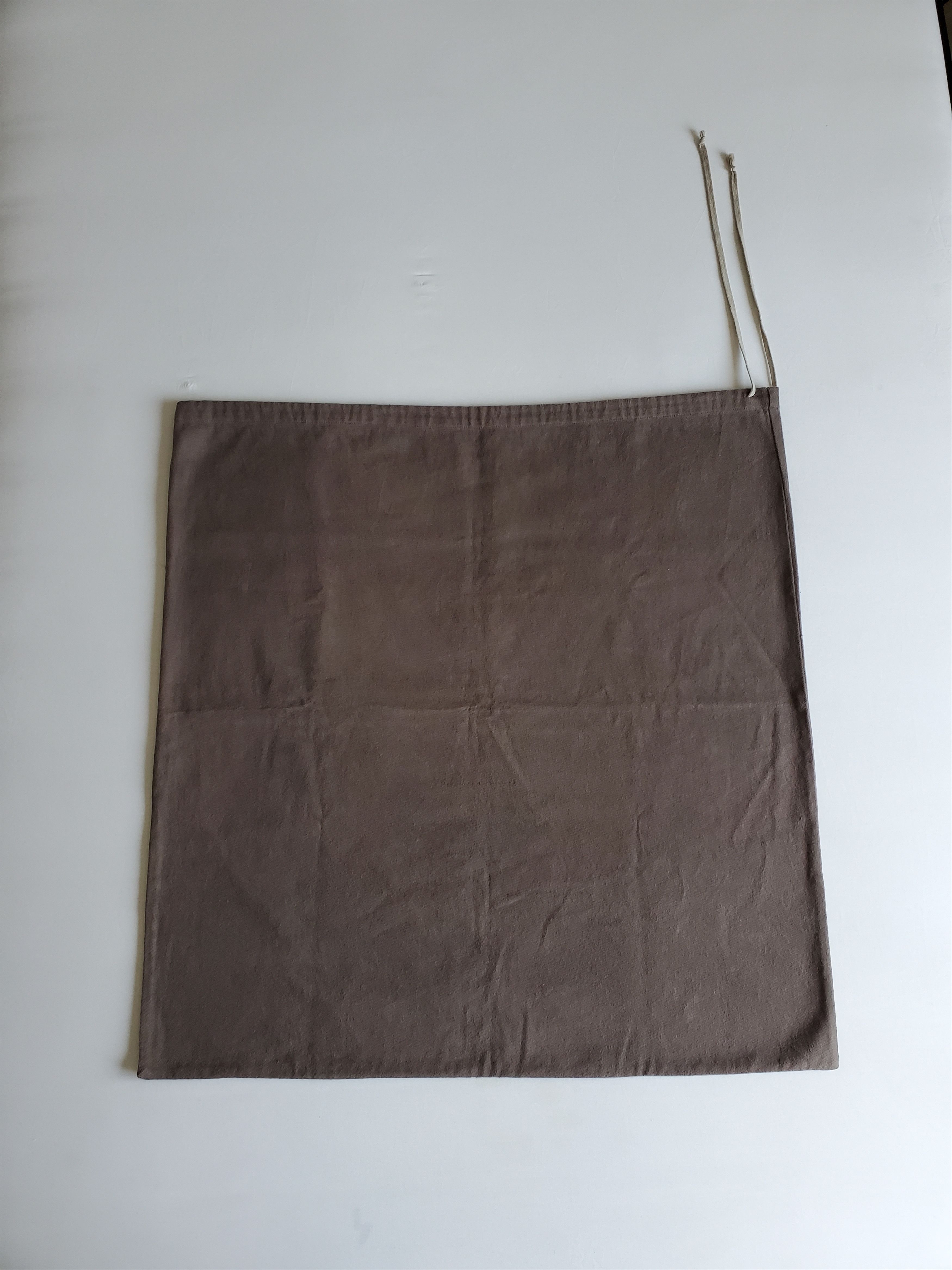 Rick Owens × Rick Owens Drkshdw 3 HUGE New Rick Owens Heavy Cotton/Flannel Drawstring Bags Size ONE SIZE - 4 Thumbnail