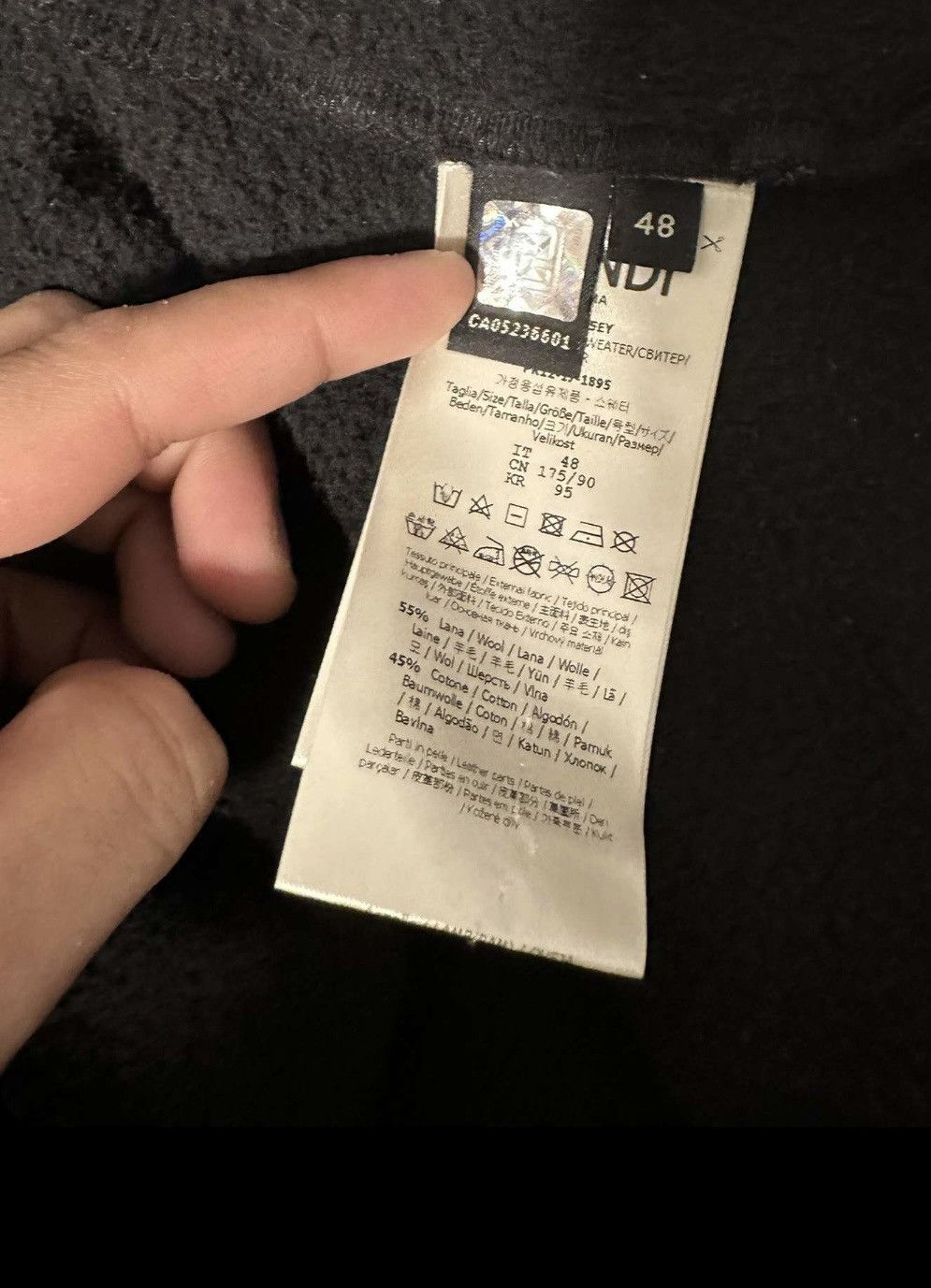 Fendi Fendi bug eyes hoodie Size US M / EU 48-50 / 2 - 8 Thumbnail