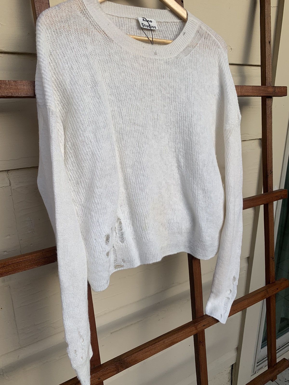 Acne Studios RARE GRAIL Acne Studios vintage distressed sweater Size US M / EU 48-50 / 2 - 2 Thumbnail