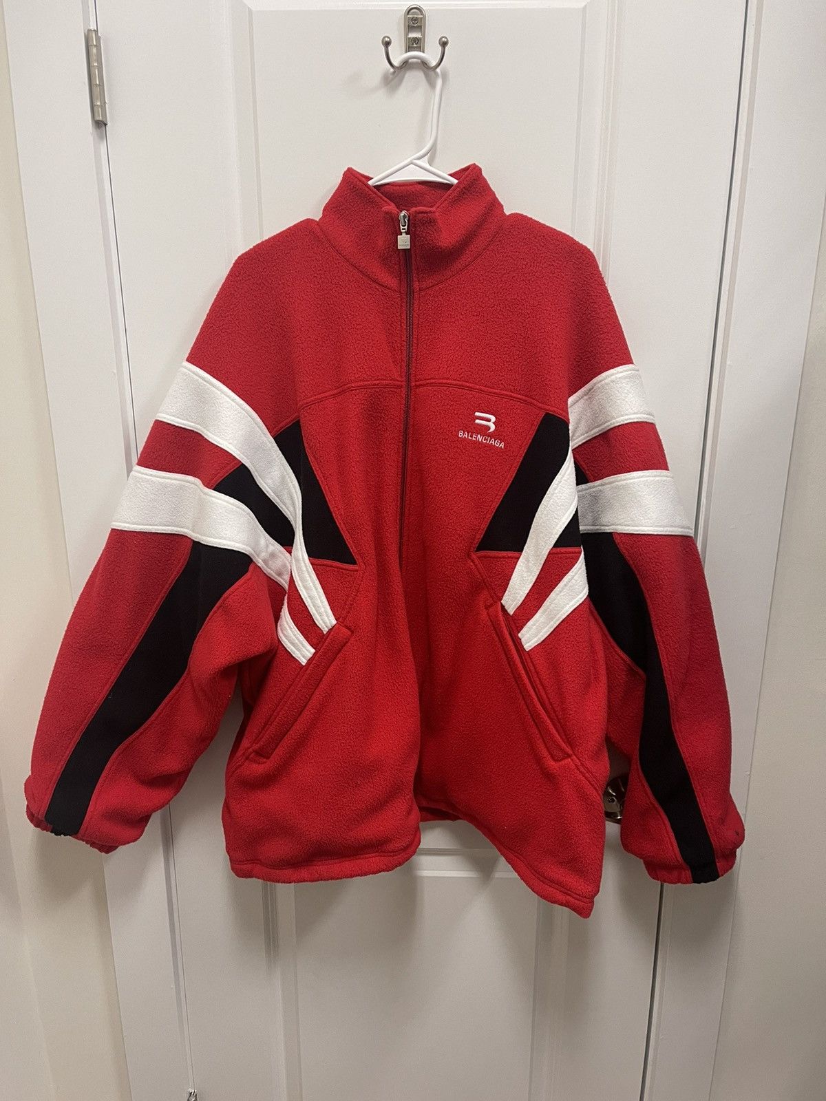 Balenciaga Fleece Track Jacket