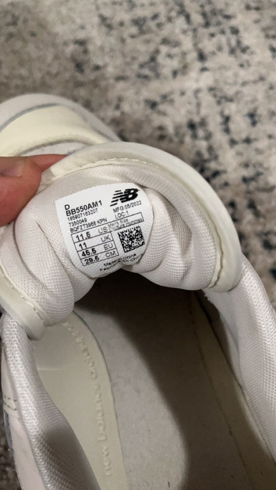 Aime Leon Dore × New Balance New Balance x Aime Leon Dore 550 “White Leather” Size US 11.5 / EU 44-45 - 6 Thumbnail