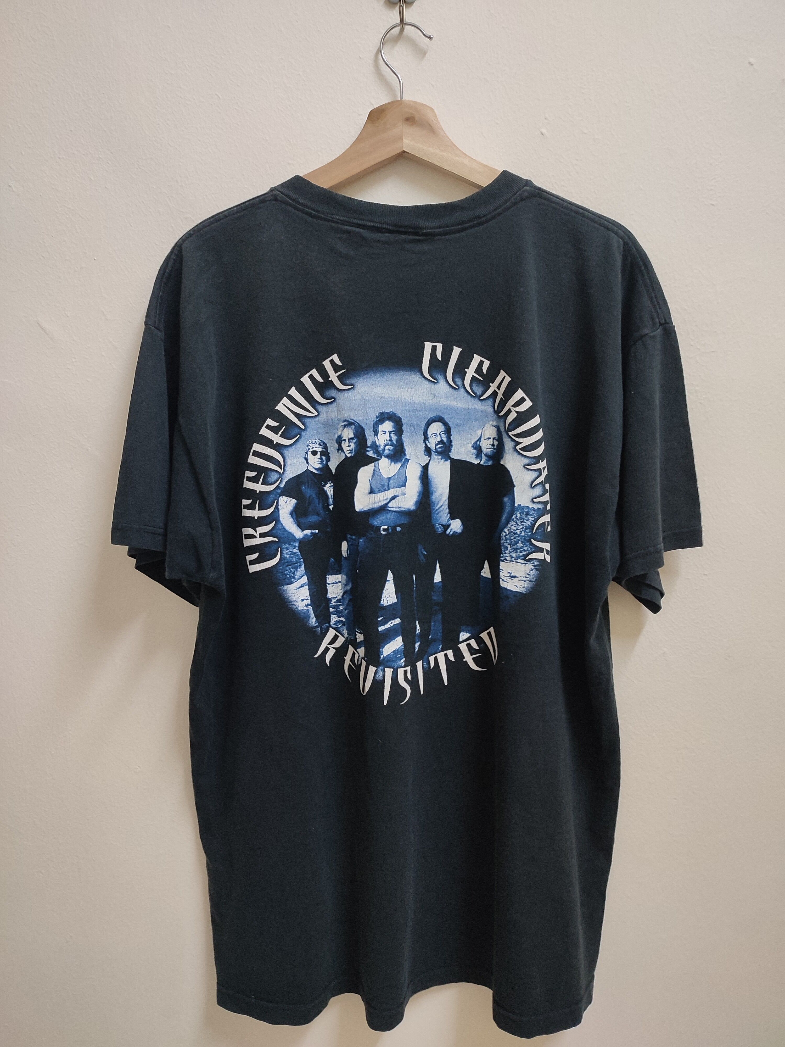 Vintage Rare Creedence Clearwater Revisited Band Tour Vintage Tee Size US XL / EU 56 / 4 - 2 Preview