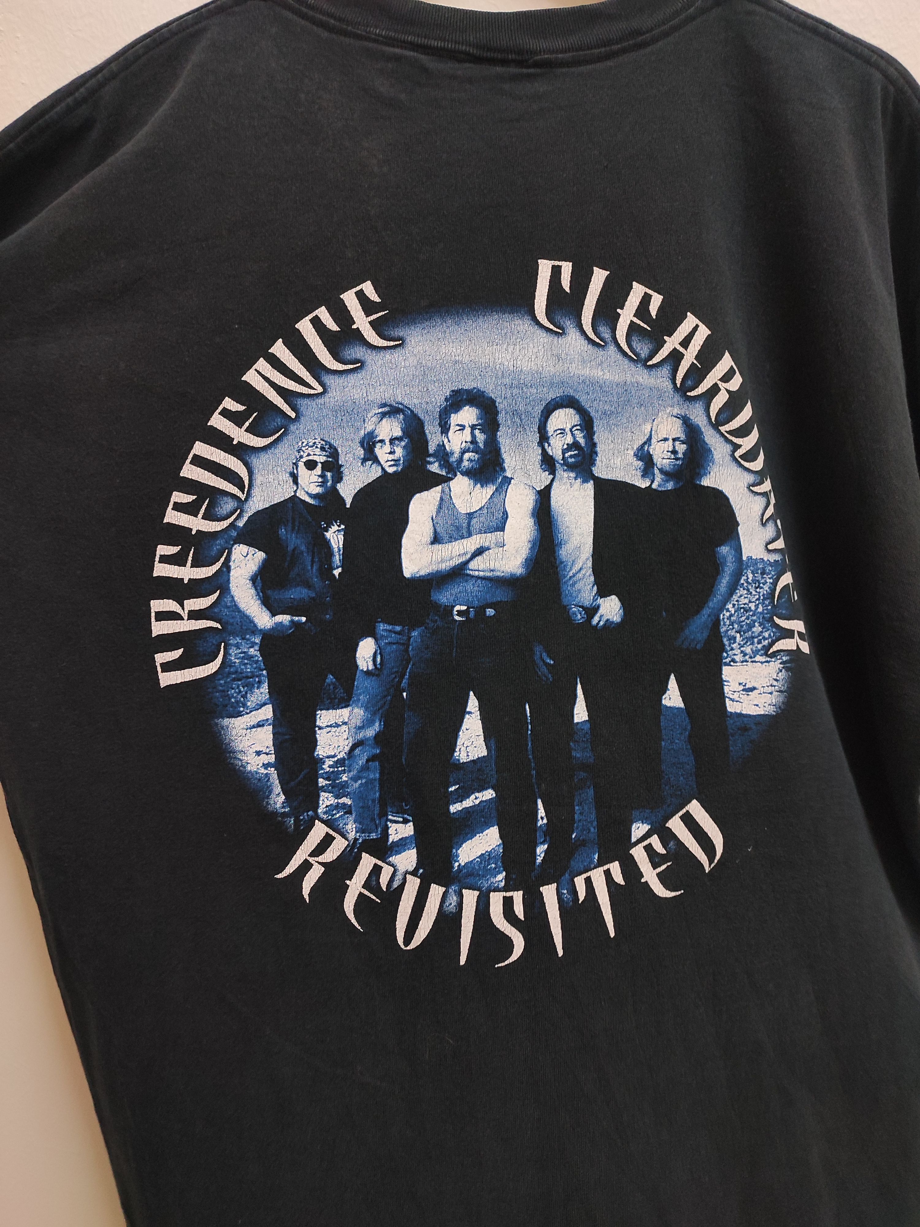 Vintage Rare Creedence Clearwater Revisited Band Tour Vintage Tee Size US XL / EU 56 / 4 - 1 Preview