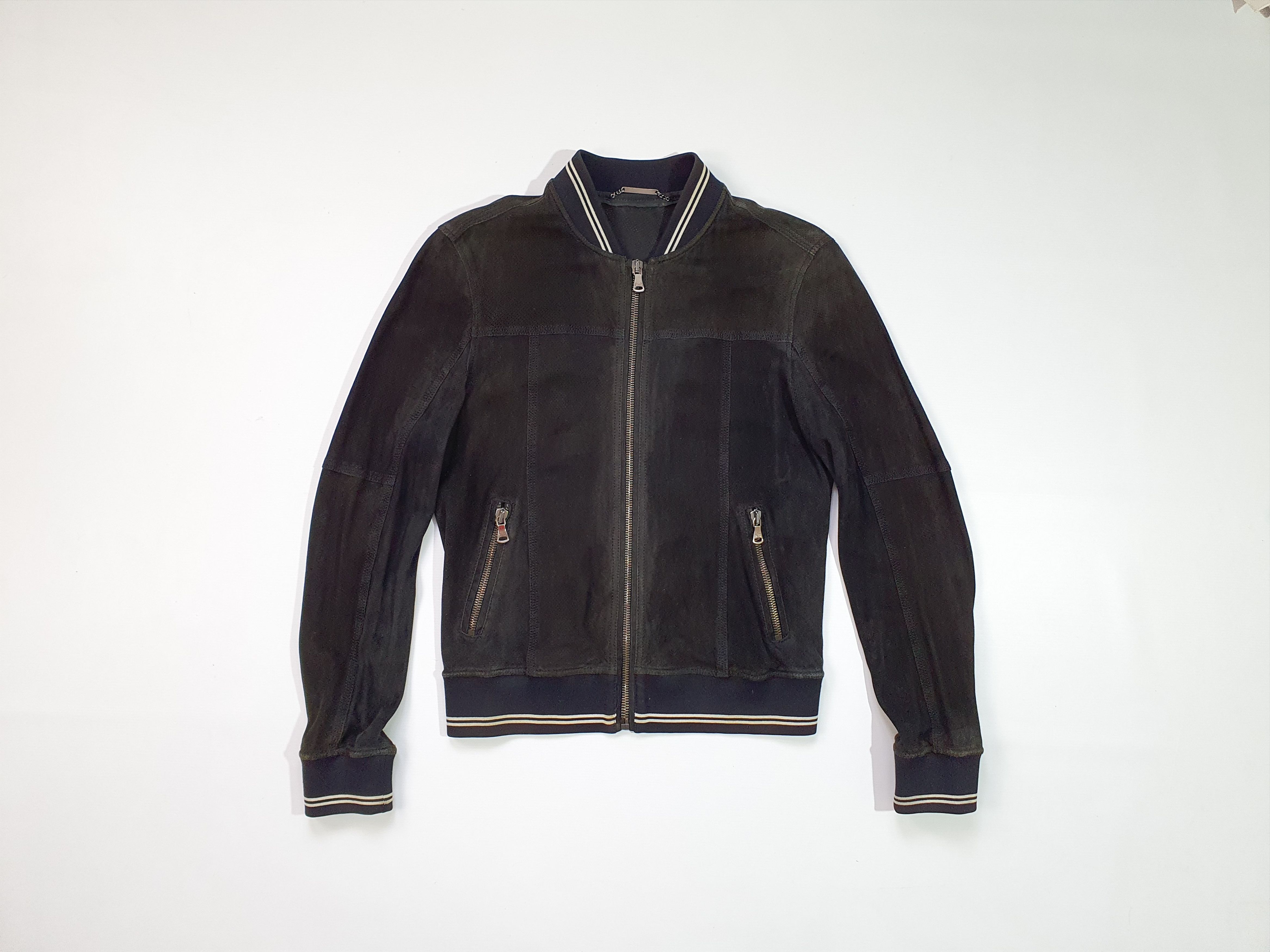 00s】DOLCE&GABBANA Leather Bomber Jacket 【公式通販】