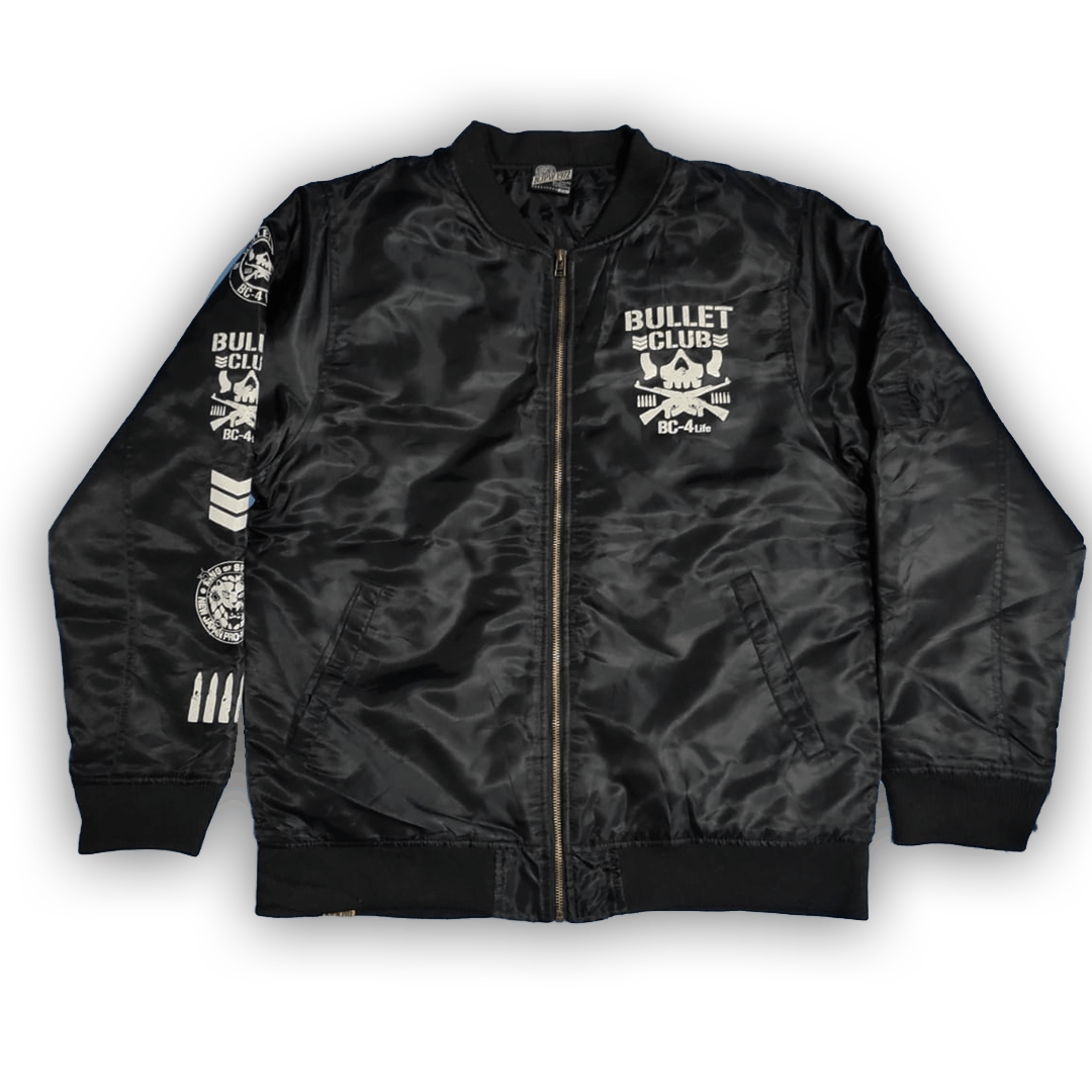 Japanese Brand Bullet Club MA-1 Jacket New Japan Pro Wrestling x 