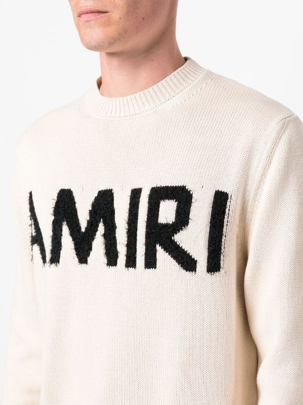 Amiri Amiri Knit-Intarsia Sweater Size US L / EU 52-54 / 3 - 2 Thumbnail