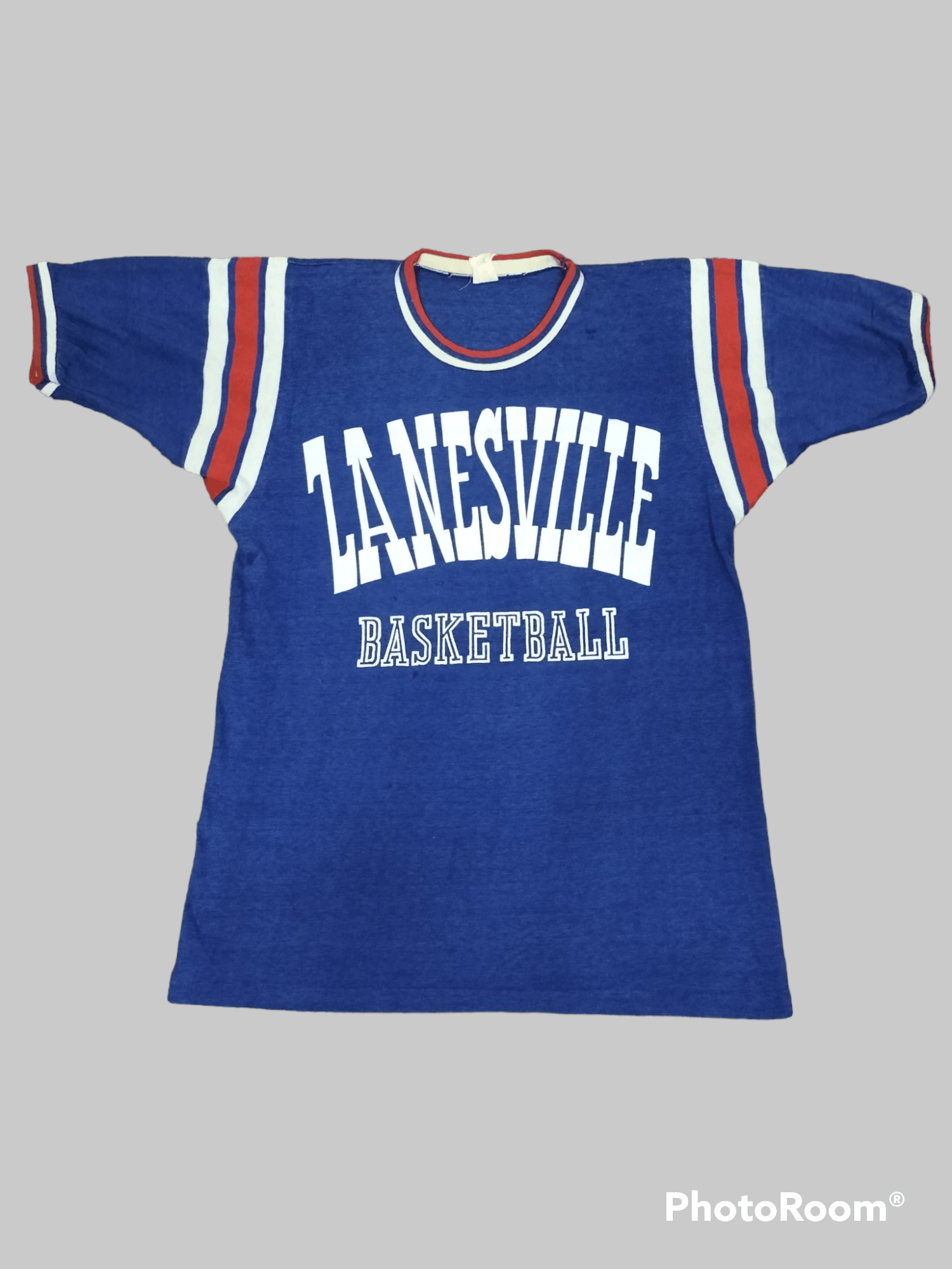 Vintage Vintage 80's Zanesville basketball ringer shirt Size US M / EU 48-50 / 2 - 1 Thumbnail