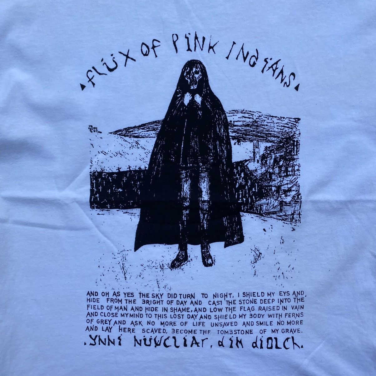 Band Tees Vintage Flux of Pink Indians English punk rock band shirt.#N Size US L / EU 52-54 / 3 - 2 Thumbnail