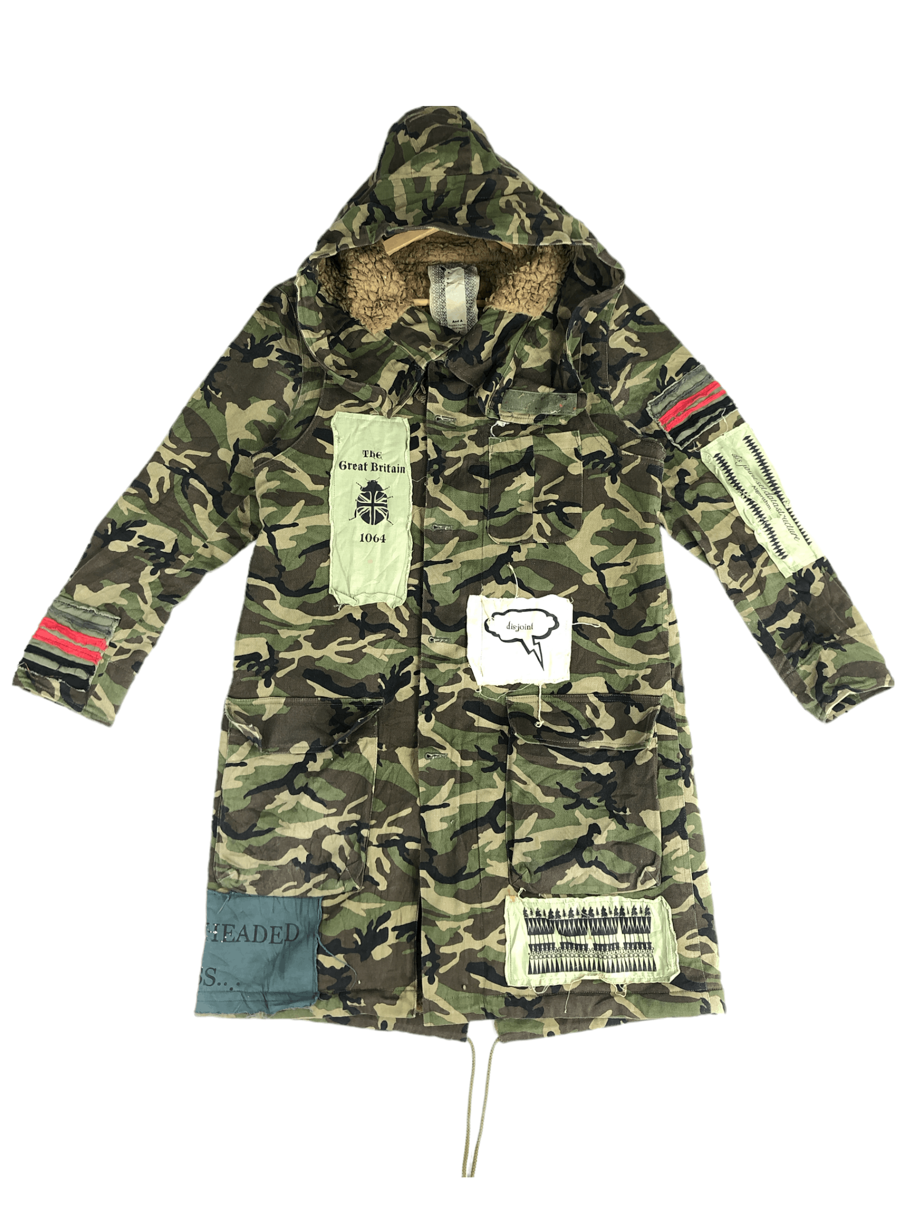Dope! Avant Garde Camoflage Parka Military Punk Style Jacket