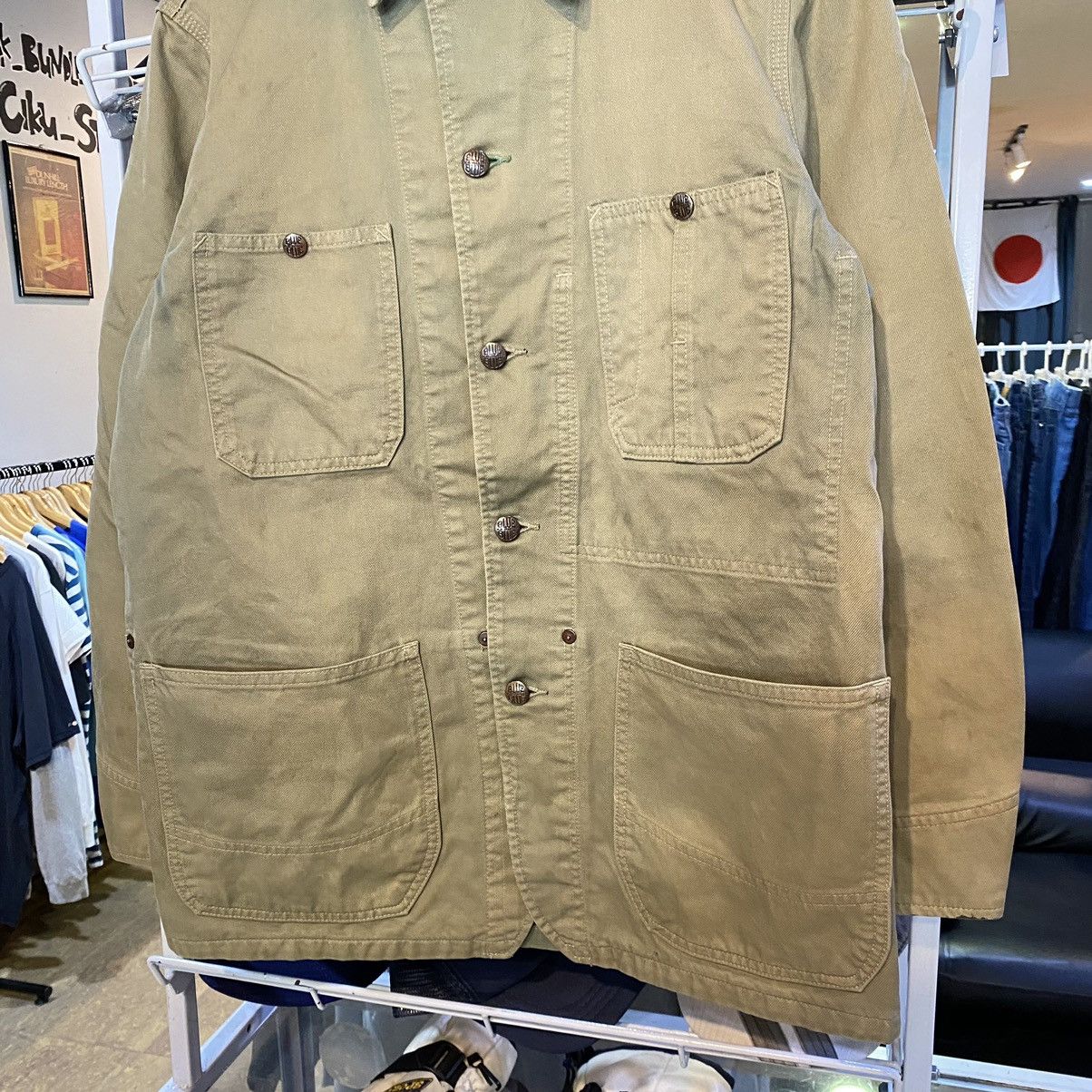 Blue Blue Japan VINTAGE RARE‼️Blue Blue Japan M.R.Market Multi Pocket Denim Size US L / EU 52-54 / 3 - 5 Thumbnail