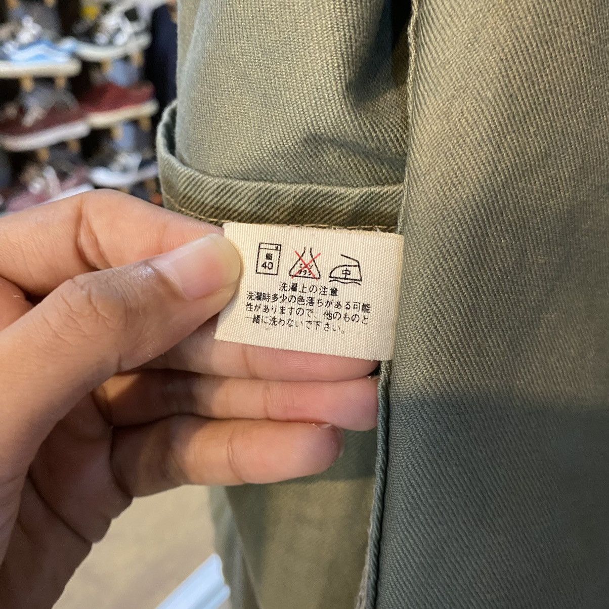 Blue Blue Japan VINTAGE RARE‼️Blue Blue Japan M.R.Market Multi Pocket Denim Size US L / EU 52-54 / 3 - 9 Thumbnail