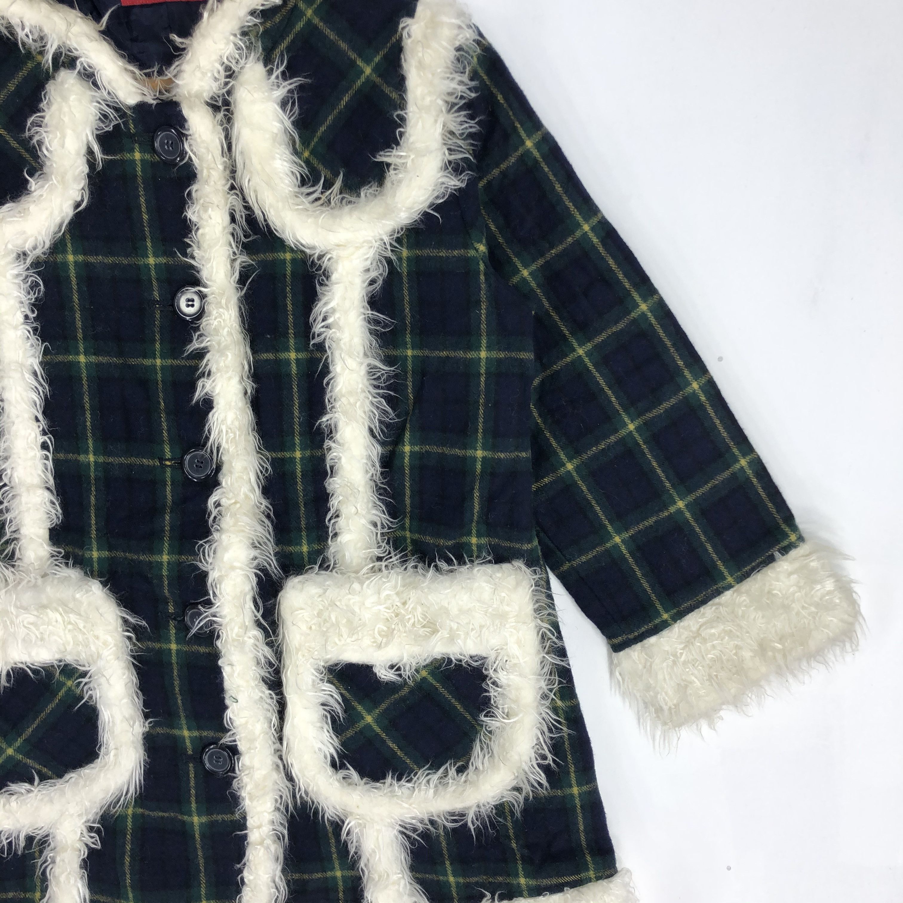 Fiorucci Fiorucci Double Pocket Checked Hoodie Jacket With fur Size M / US 6-8 / IT 42-44 - 4 Thumbnail
