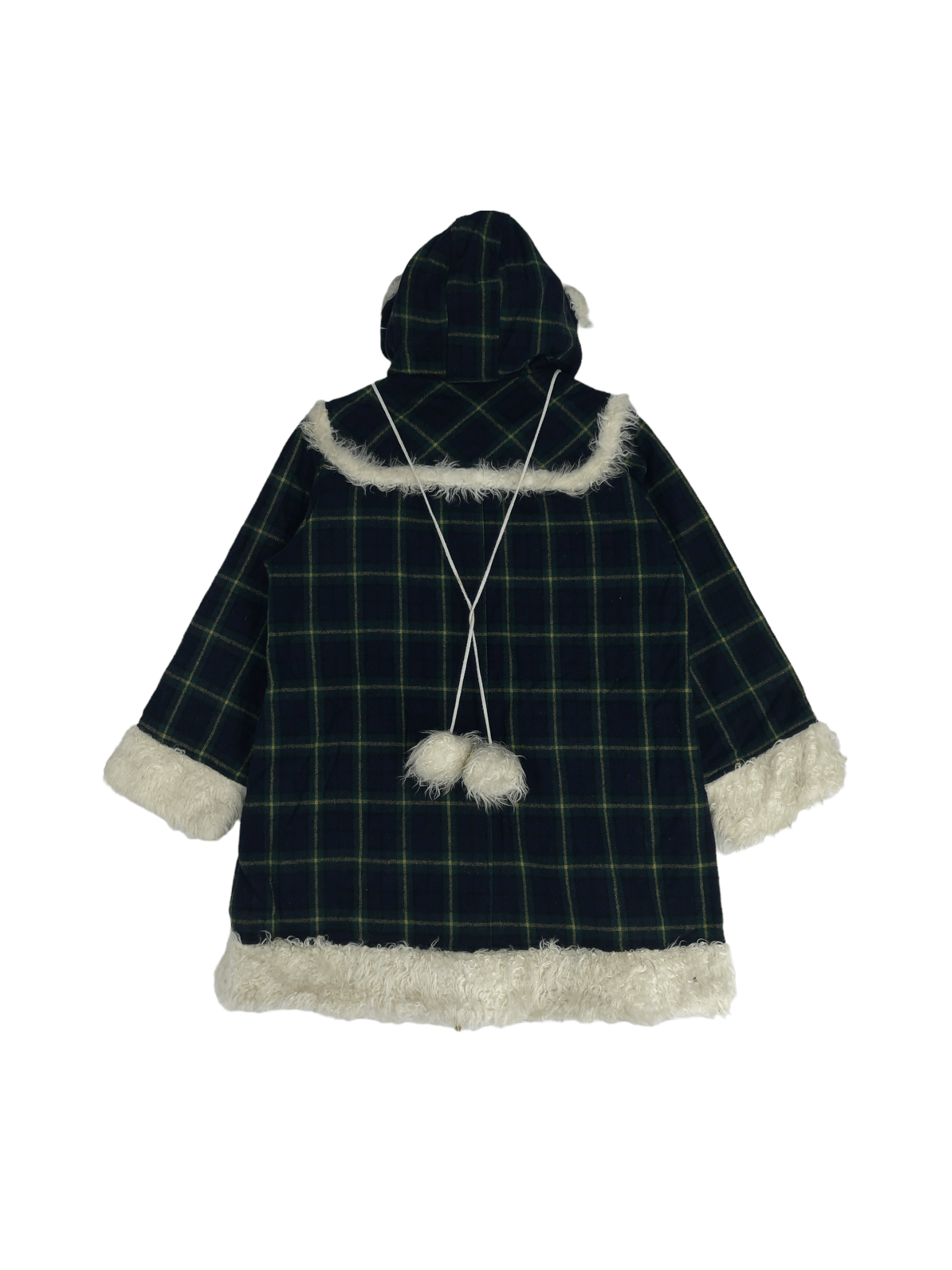 Fiorucci Fiorucci Double Pocket Checked Hoodie Jacket With fur Size M / US 6-8 / IT 42-44 - 2 Thumbnail