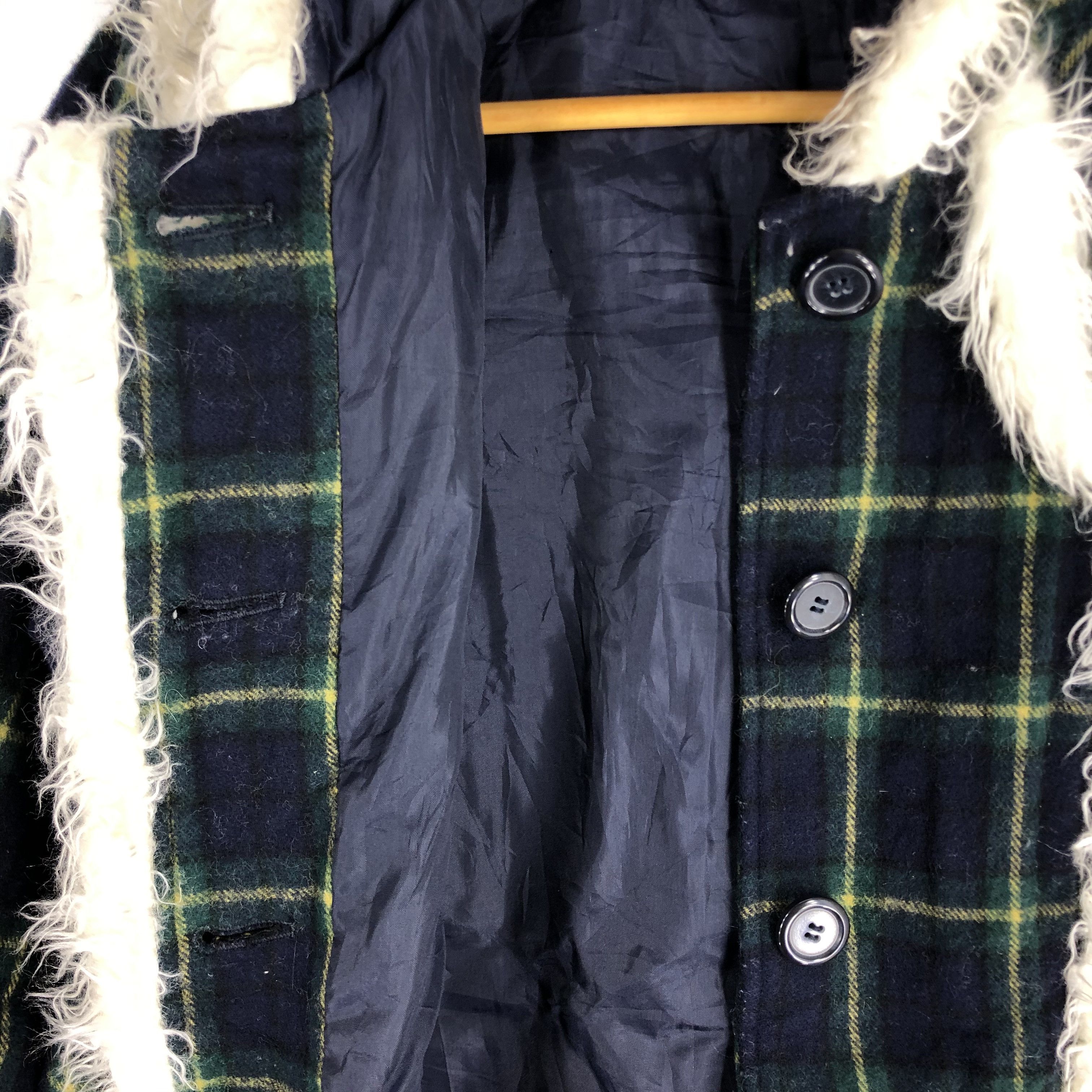 Fiorucci Fiorucci Double Pocket Checked Hoodie Jacket With fur Size M / US 6-8 / IT 42-44 - 7 Thumbnail