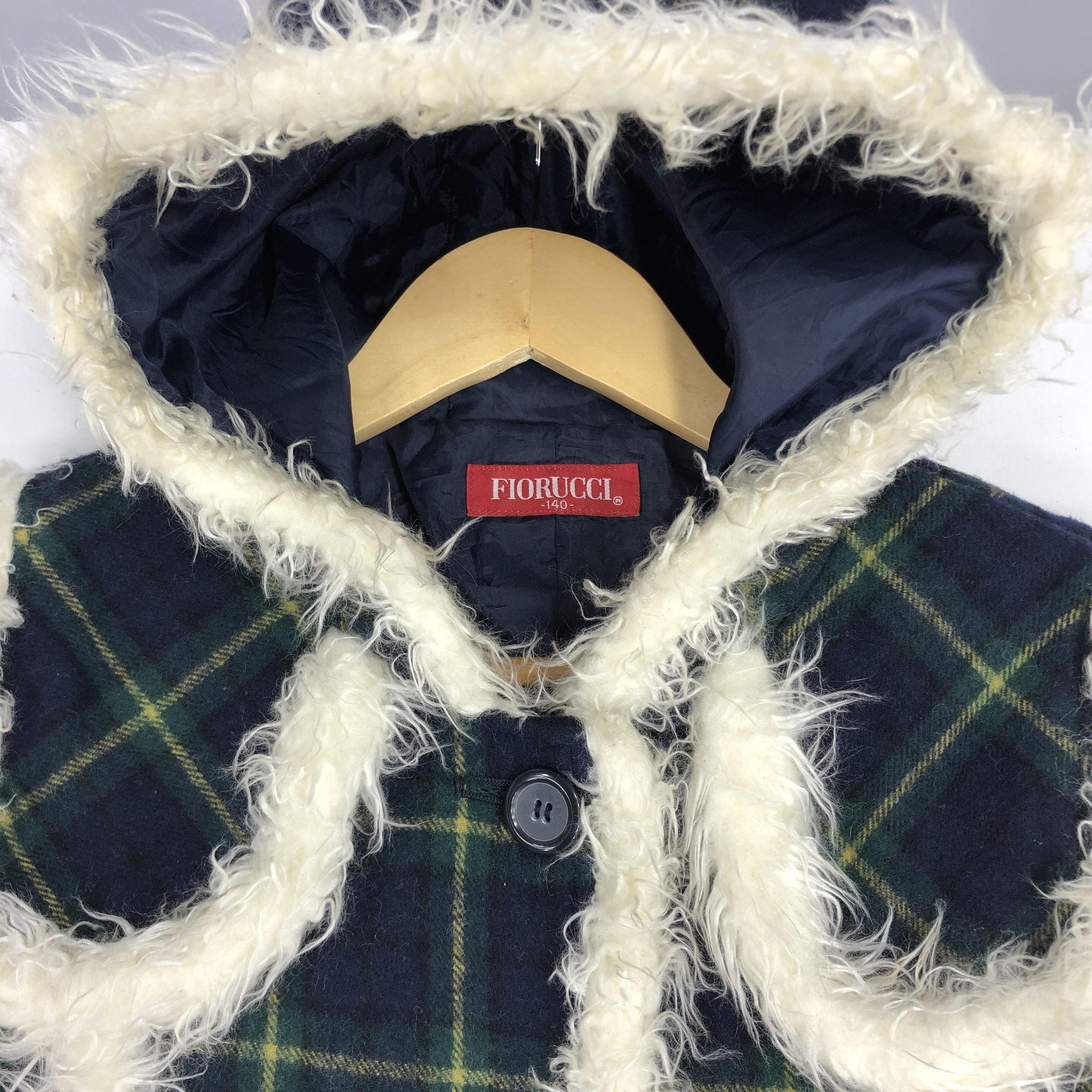 Fiorucci Fiorucci Double Pocket Checked Hoodie Jacket With fur Size M / US 6-8 / IT 42-44 - 8 Thumbnail
