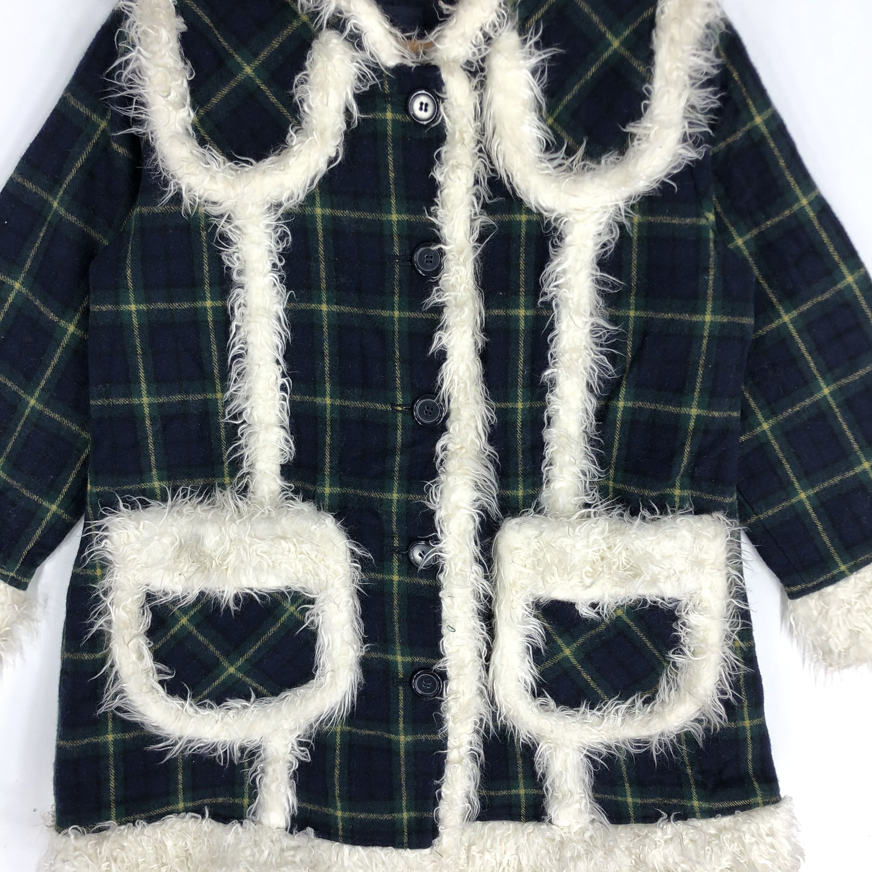 Fiorucci Fiorucci Double Pocket Checked Hoodie Jacket With fur Size M / US 6-8 / IT 42-44 - 3 Thumbnail