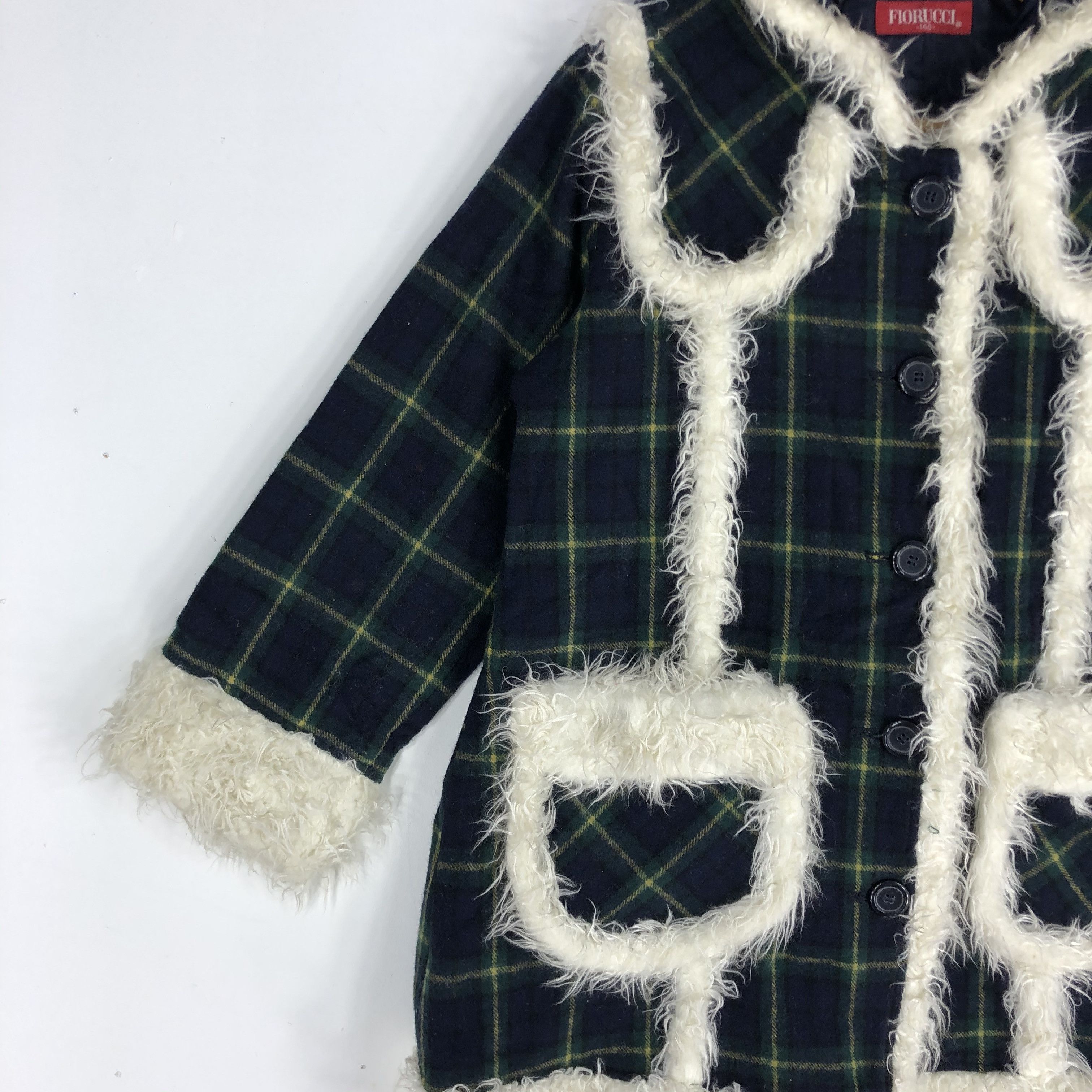 Fiorucci Fiorucci Double Pocket Checked Hoodie Jacket With fur Size M / US 6-8 / IT 42-44 - 5 Thumbnail