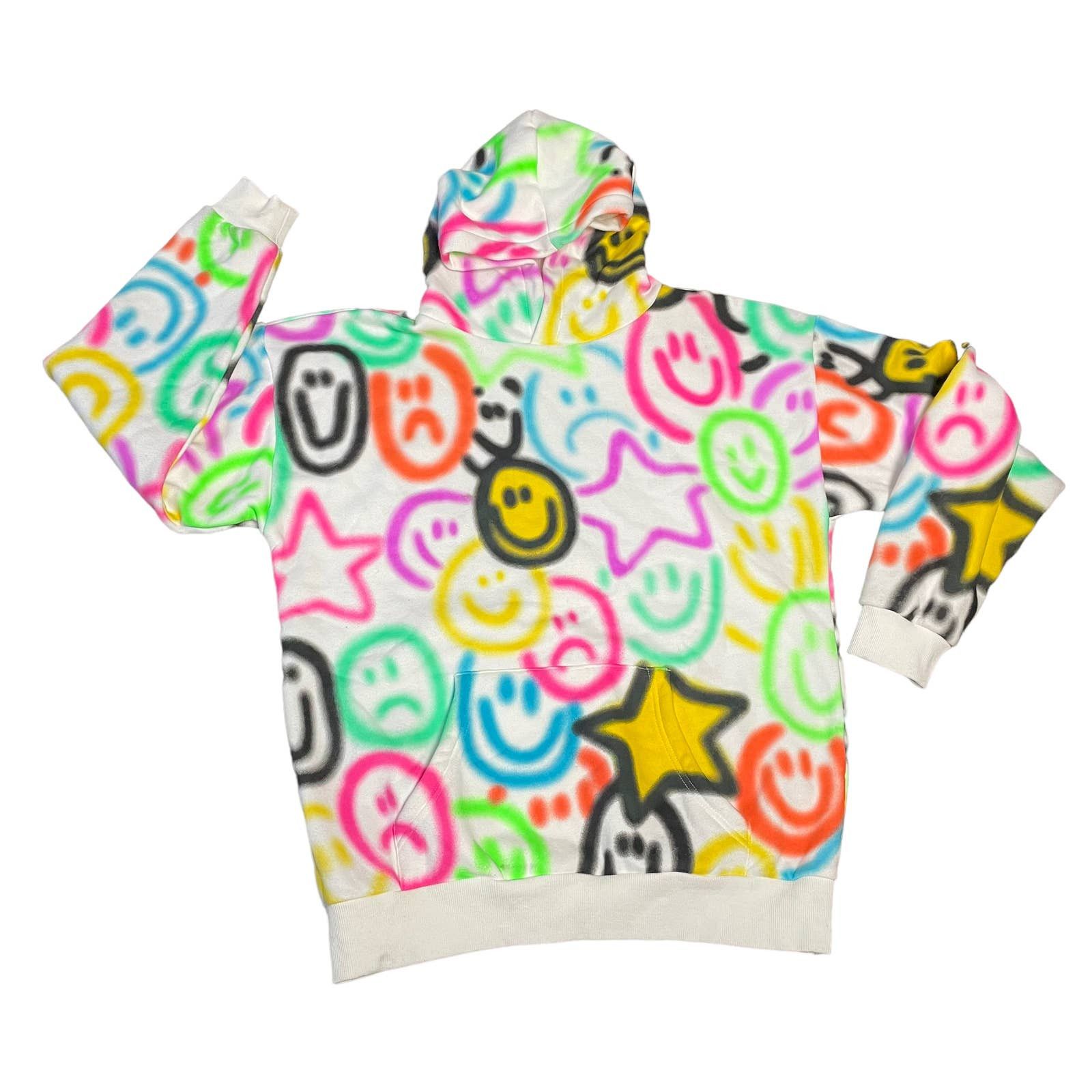 Pacsun smiley face discount hoodie