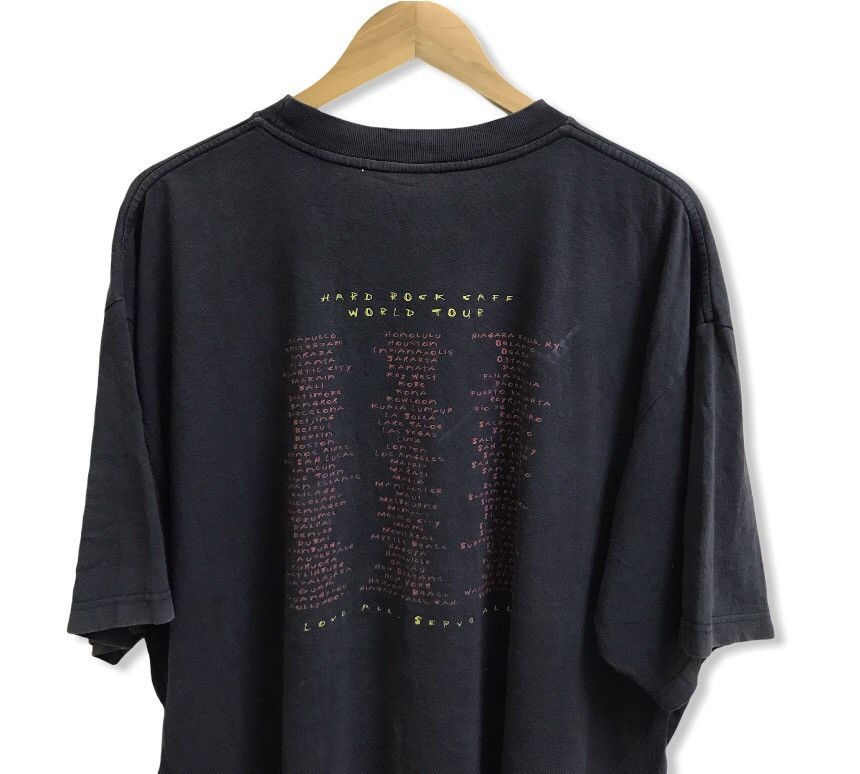 Hard Rock Cafe Vintage 90s Hard Rock Cafe World Tour Size US XL / EU 56 / 4 - 2 Thumbnail