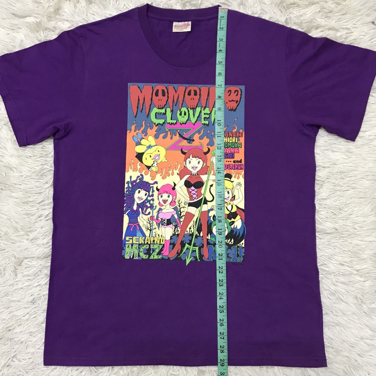 Anime Momoiro Clover Z x Lily Franky T Shirt Size US L / EU 52-54 / 3 - 11 Thumbnail