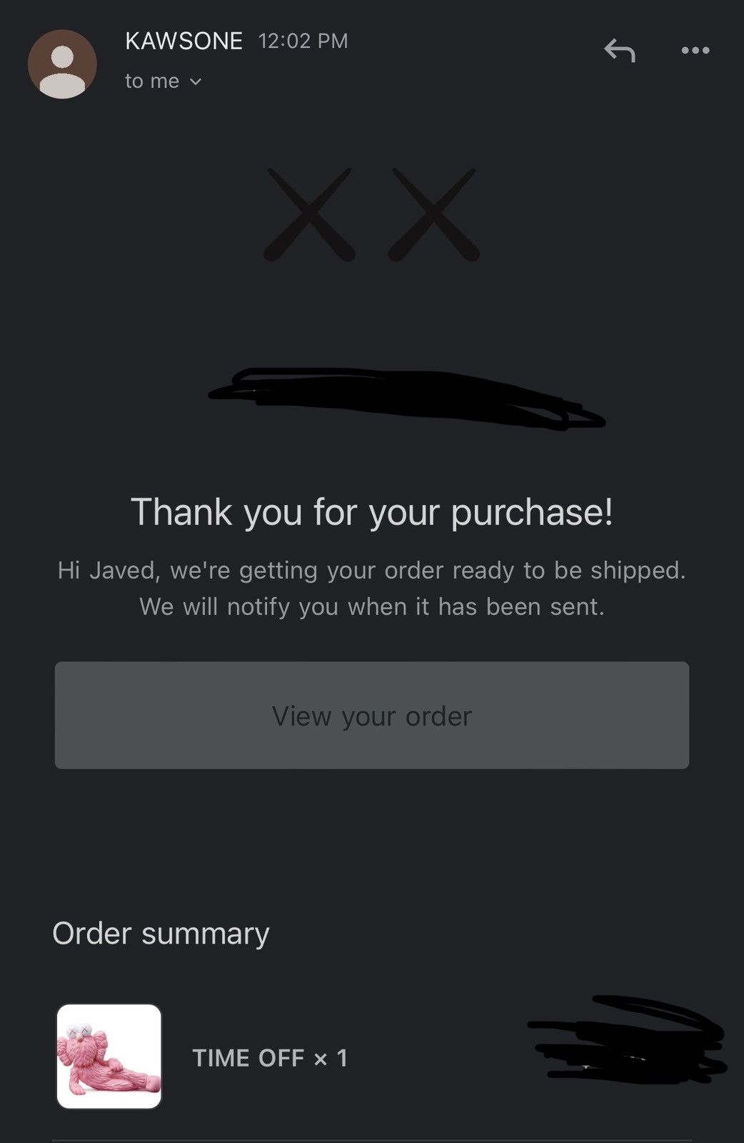Kaws Kaws “Time Off” Figure Size ONE SIZE - 5 Thumbnail