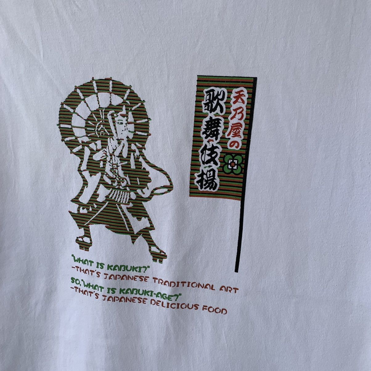 Japanese Brand JAPANESE TRADISIONAL ART t shirt.. KABUKI japanese Size US L / EU 52-54 / 3 - 5 Thumbnail