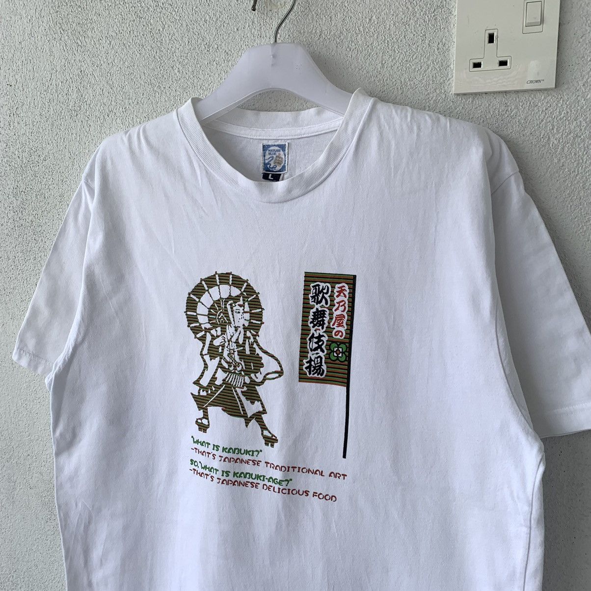Japanese Brand JAPANESE TRADISIONAL ART t shirt.. KABUKI japanese Size US L / EU 52-54 / 3 - 3 Thumbnail