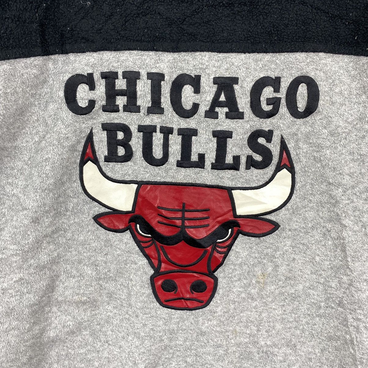 NBA BULLS CHICAGO BASKETBALL Nba Retro Sherpa Grey Half Zipper Size US L / EU 52-54 / 3 - 2 Thumbnail