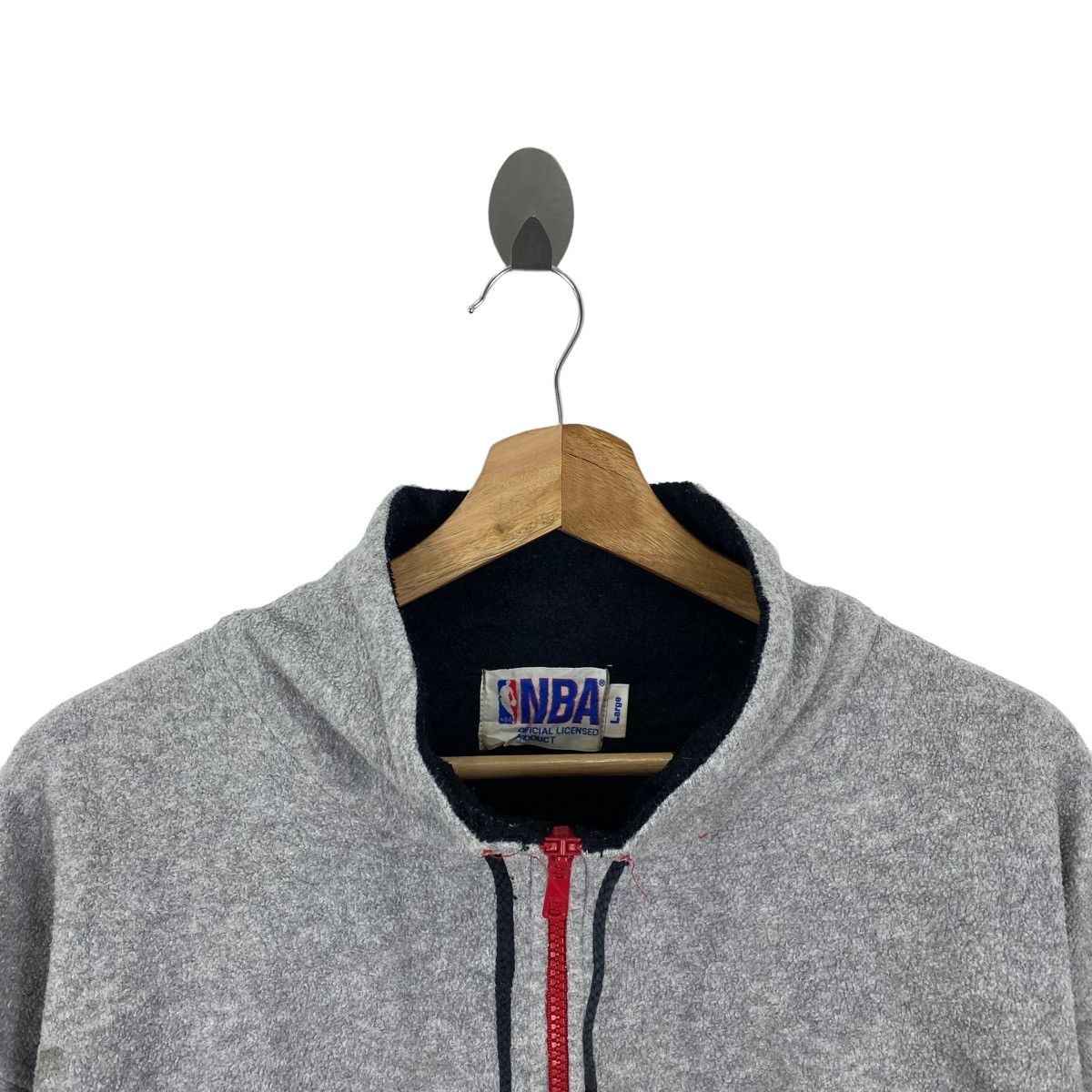 NBA BULLS CHICAGO BASKETBALL Nba Retro Sherpa Grey Half Zipper Size US L / EU 52-54 / 3 - 4 Thumbnail