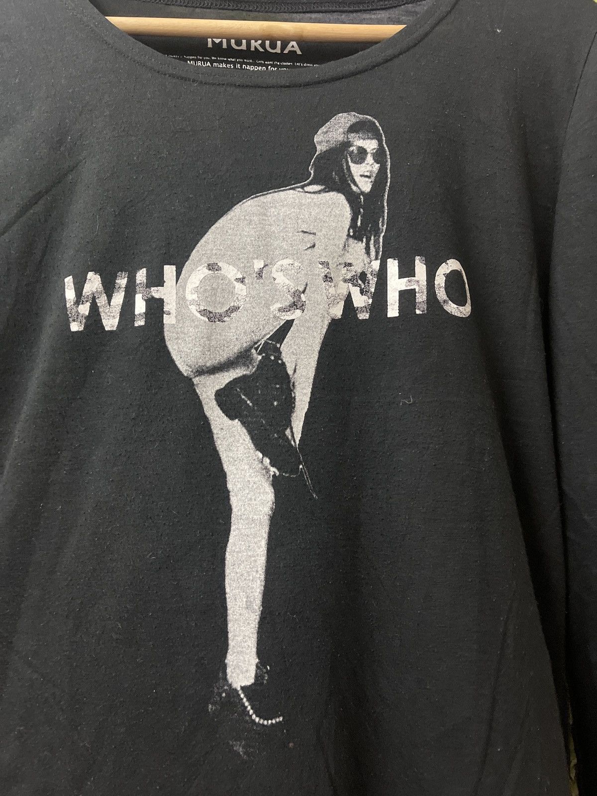 Japanese Brand MURUA SEXY GIRL BY HYSTERIC LONG SLEEVE VERY RARE Size US M / EU 48-50 / 2 - 2 Thumbnail