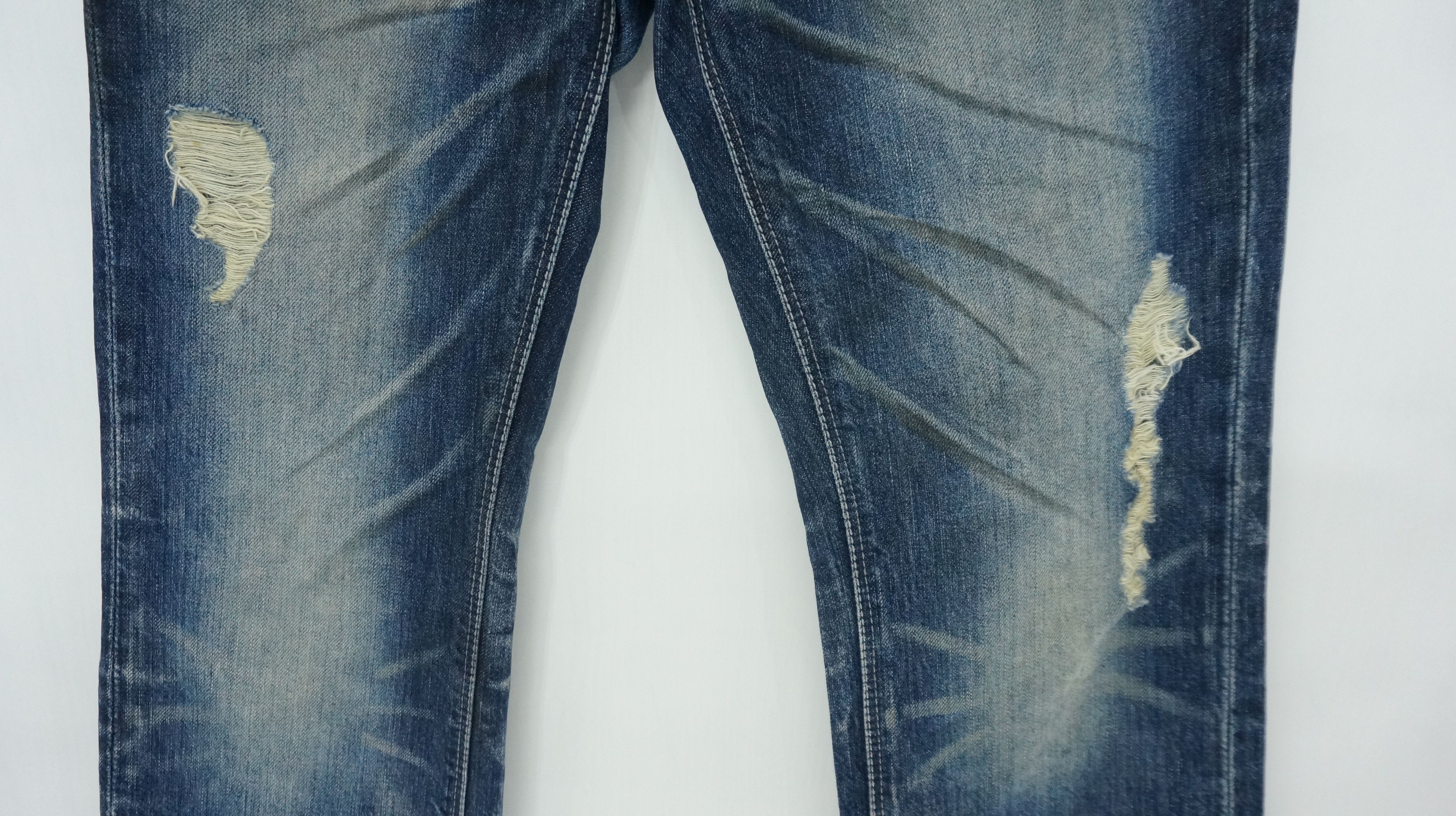 Japanese Brand FLARE VTG 🔥 FUGA Japan Punk Distressed Jeans Size US 30 / EU 46 - 6 Thumbnail
