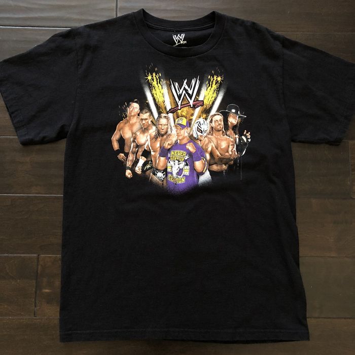 Vintage WWE John Cena Triple H Undertaker Rey Mysterio T-Shirt | Grailed