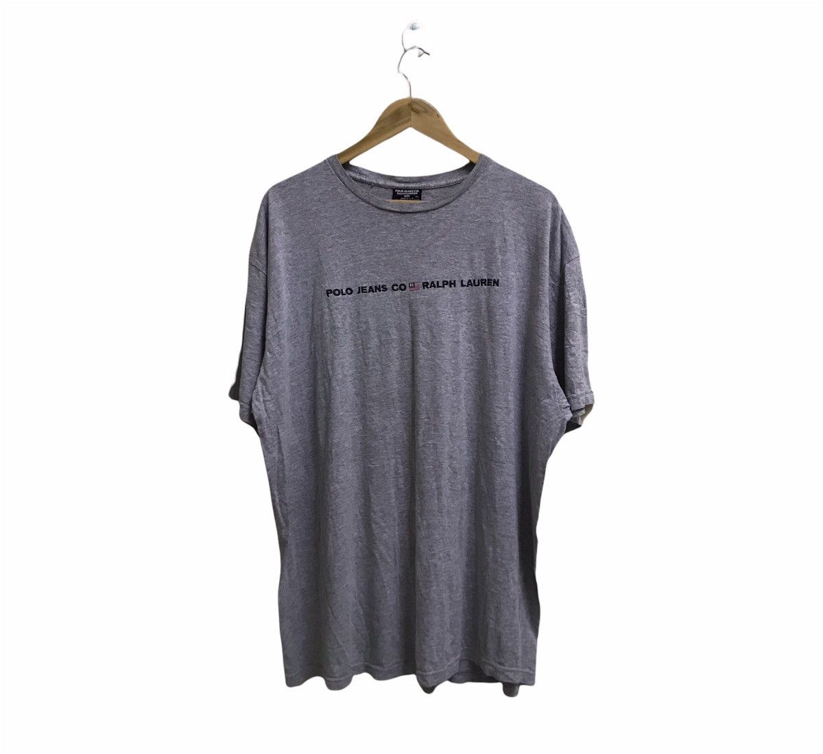 Polo Ralph Lauren Vintage 90s Polo Ralph Lauren spellout embroidery logo tee Size US XXL / EU 58 / 5 - 1 Thumbnail