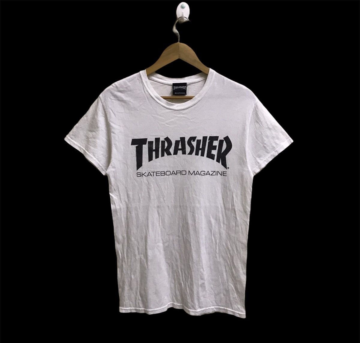 Thrasher Thrasher Skateboards Magazine Spellout Biglogo Tshirt Size US S / EU 44-46 / 1 - 1 Thumbnail