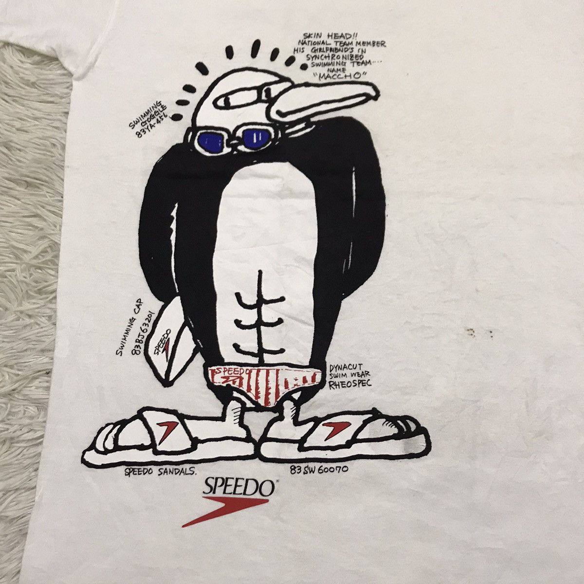 Speedo Vintage 90s Speedo t-shirt Size US XL / EU 56 / 4 - 10 Thumbnail