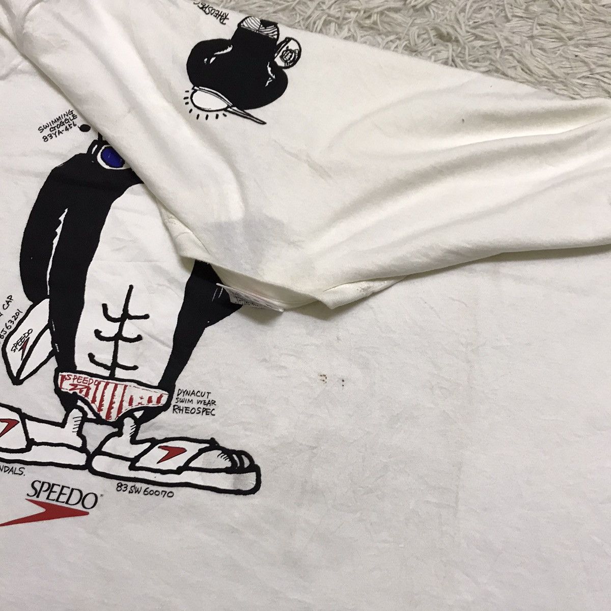 Speedo Vintage 90s Speedo t-shirt Size US XL / EU 56 / 4 - 9 Thumbnail