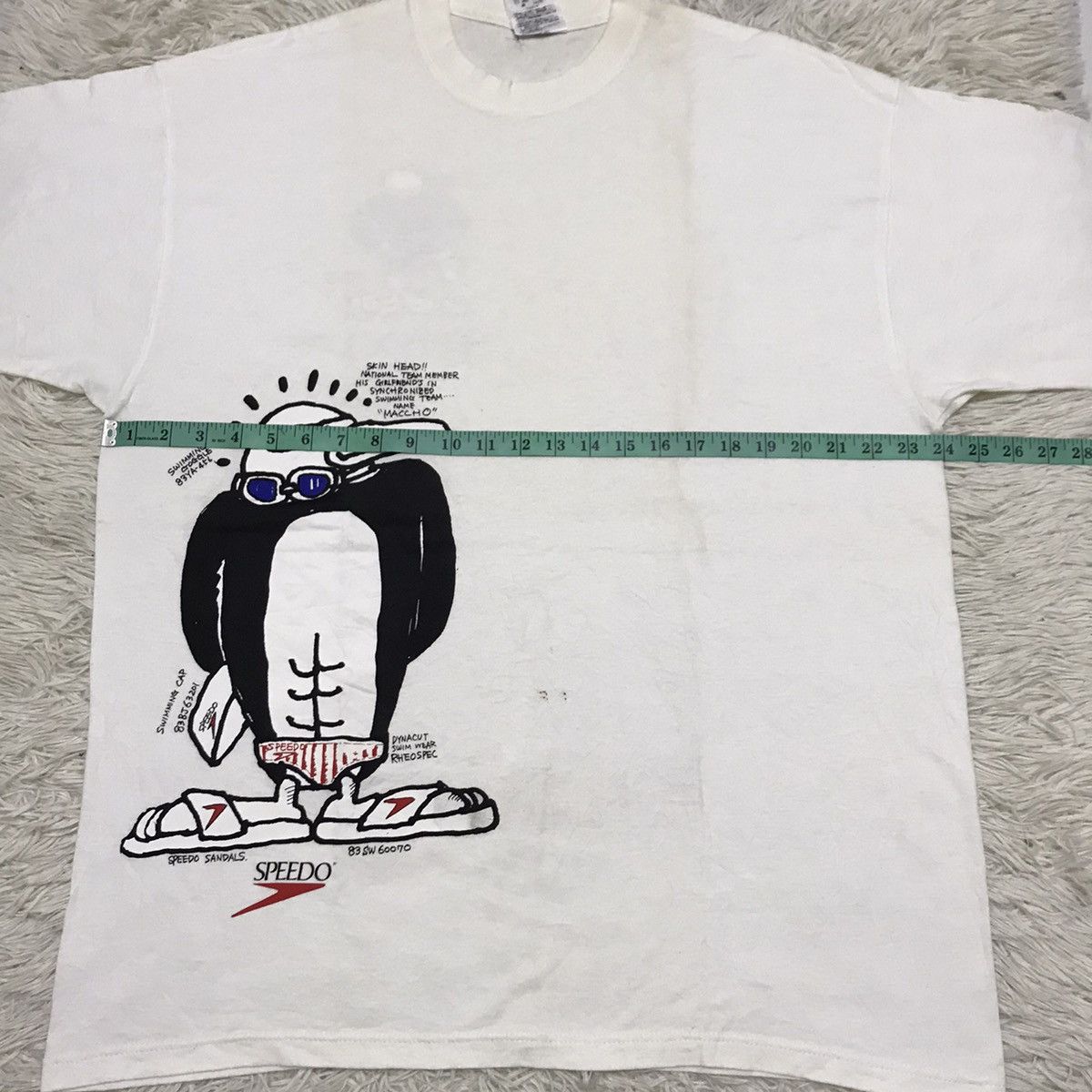 Speedo Vintage 90s Speedo t-shirt Size US XL / EU 56 / 4 - 11 Thumbnail