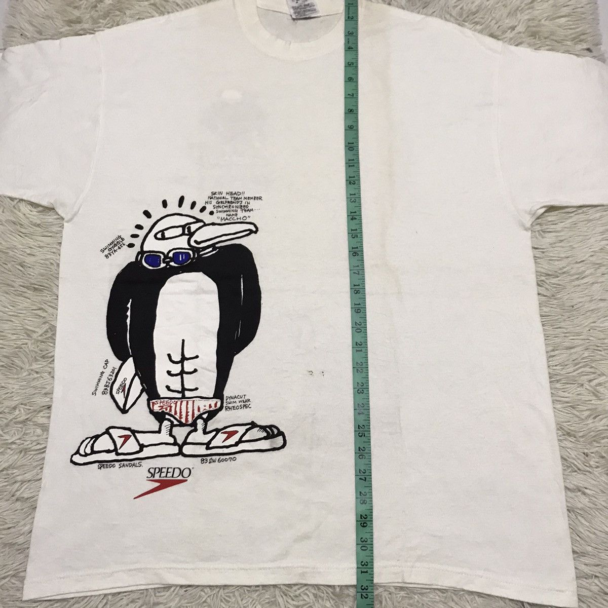 Speedo Vintage 90s Speedo t-shirt Size US XL / EU 56 / 4 - 12 Thumbnail