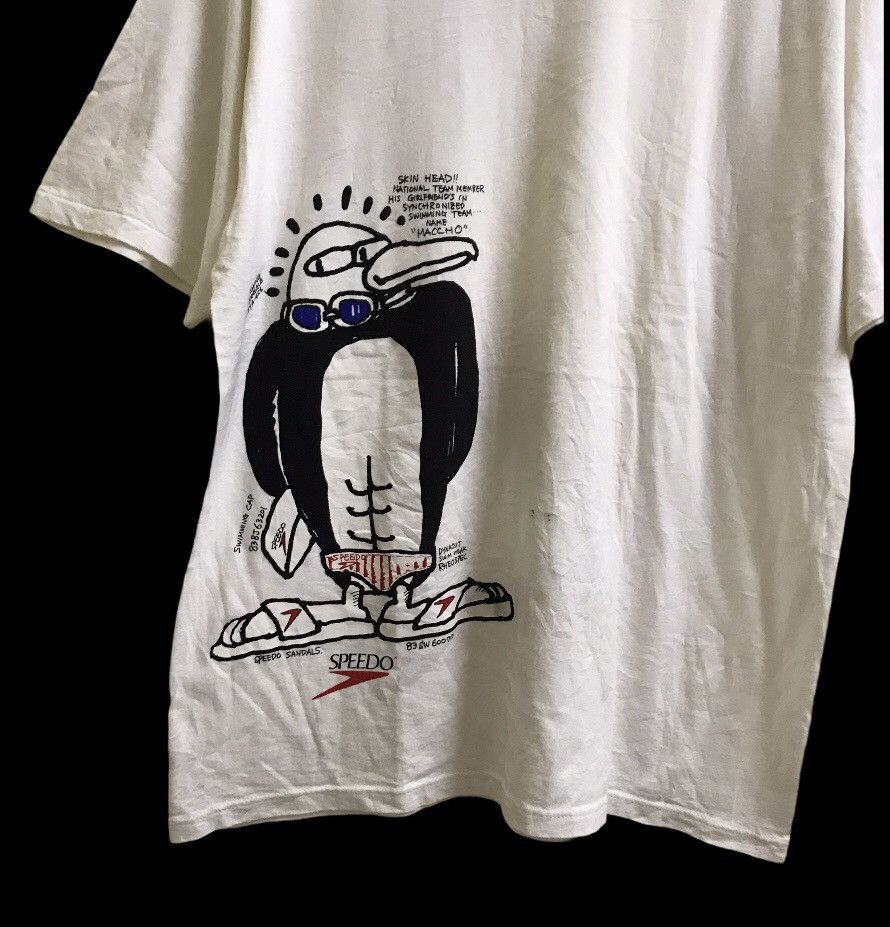 Speedo Vintage 90s Speedo t-shirt Size US XL / EU 56 / 4 - 3 Thumbnail