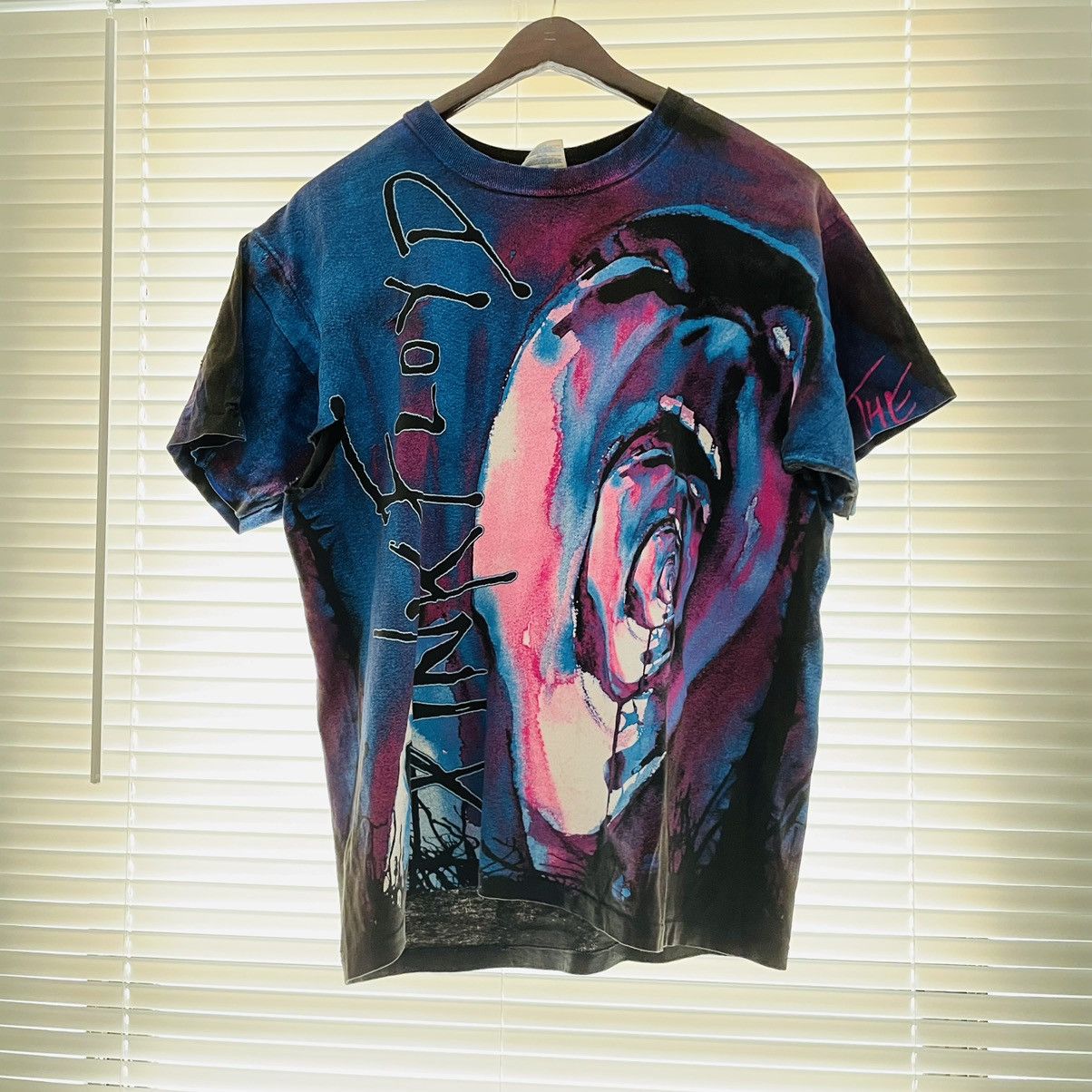 Pink Floyd × Vintage Vintage Pink Floyd The Wall All Over Print T-Shirt Size US L / EU 52-54 / 3 - 1 Thumbnail