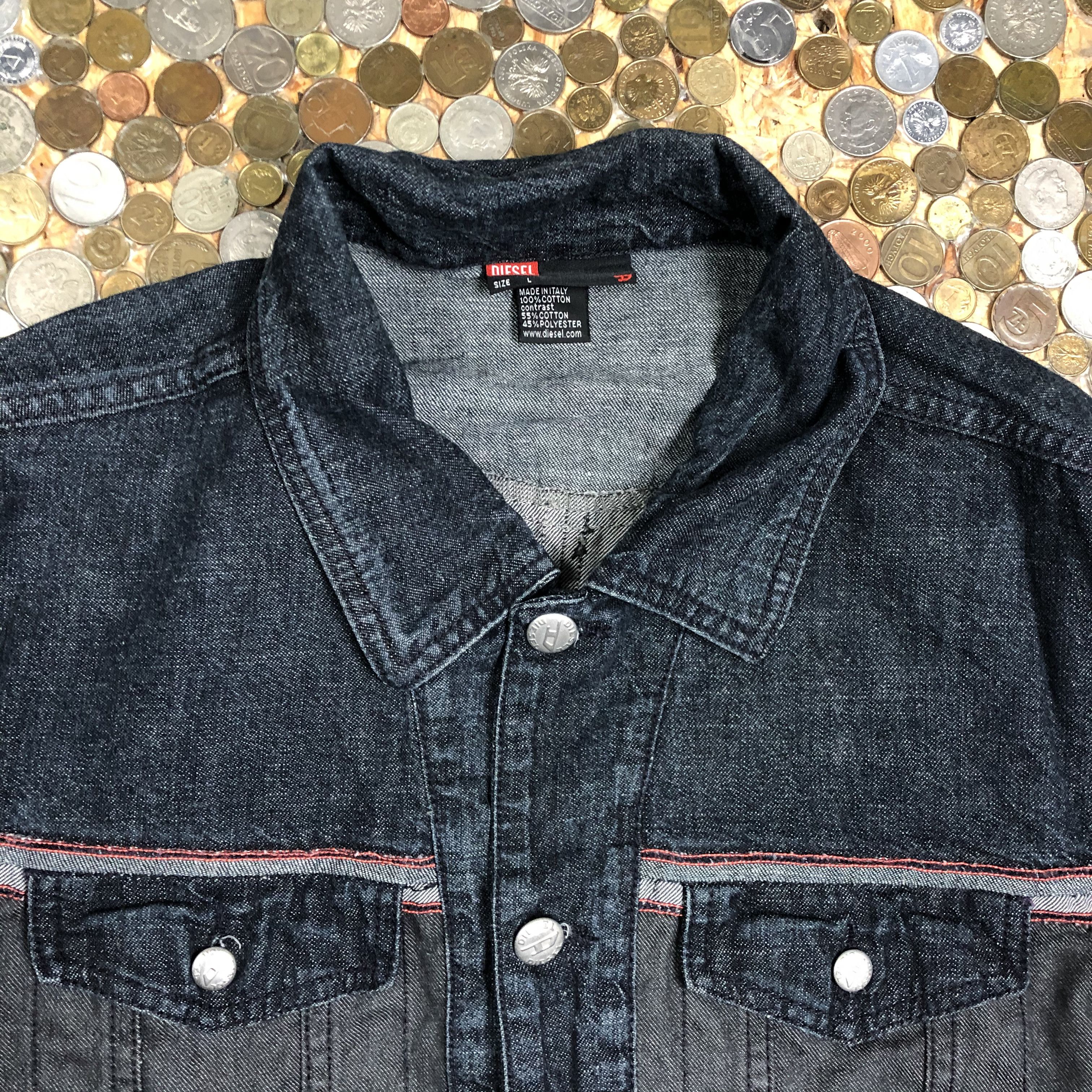 Diesel Diesel Vintage Indigo Tech jacket 90's Size L / US 10 / IT 46 - 2 Thumbnail