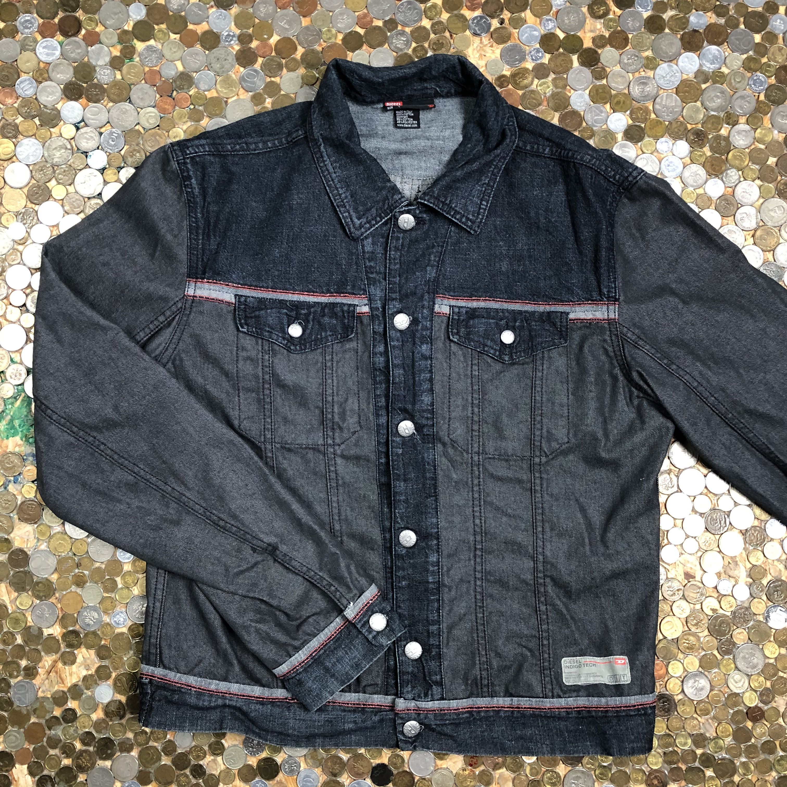 Diesel Diesel Vintage Indigo Tech jacket 90's Size L / US 10 / IT 46 - 1 Thumbnail