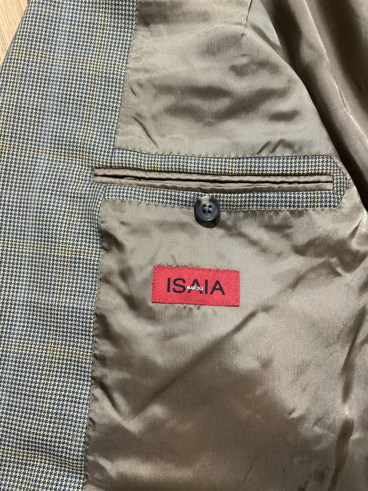 Isaia Isaia Napoli Custom Blazer “Base ‘S’ “ Size 44R - 3 Thumbnail
