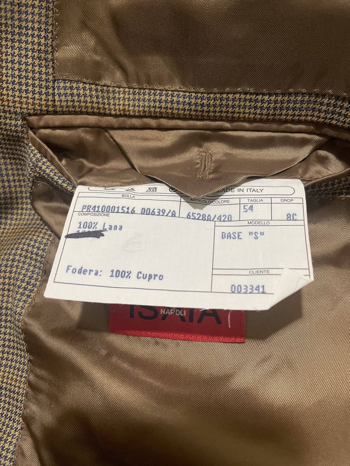 Isaia Isaia Napoli Custom Blazer “Base ‘S’ “ Size 44R - 4 Thumbnail