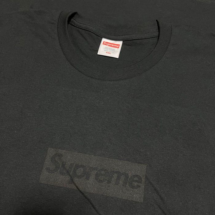 Supreme Supreme Tonal Box Logo Tee Black Size XL | Grailed