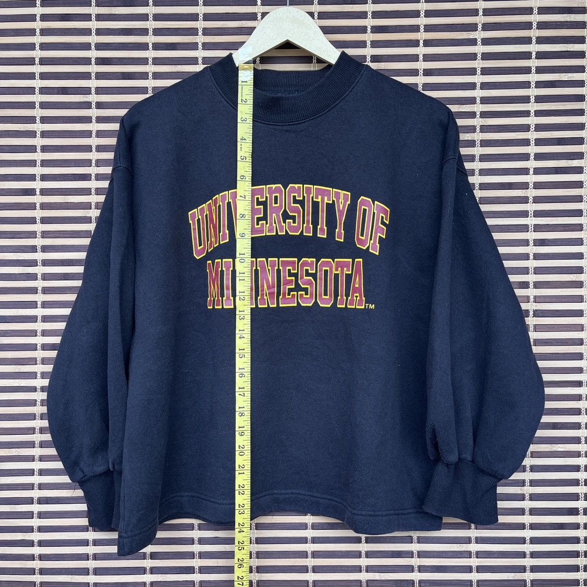 University Of Minnesota X GU Black Sweater Big Printed