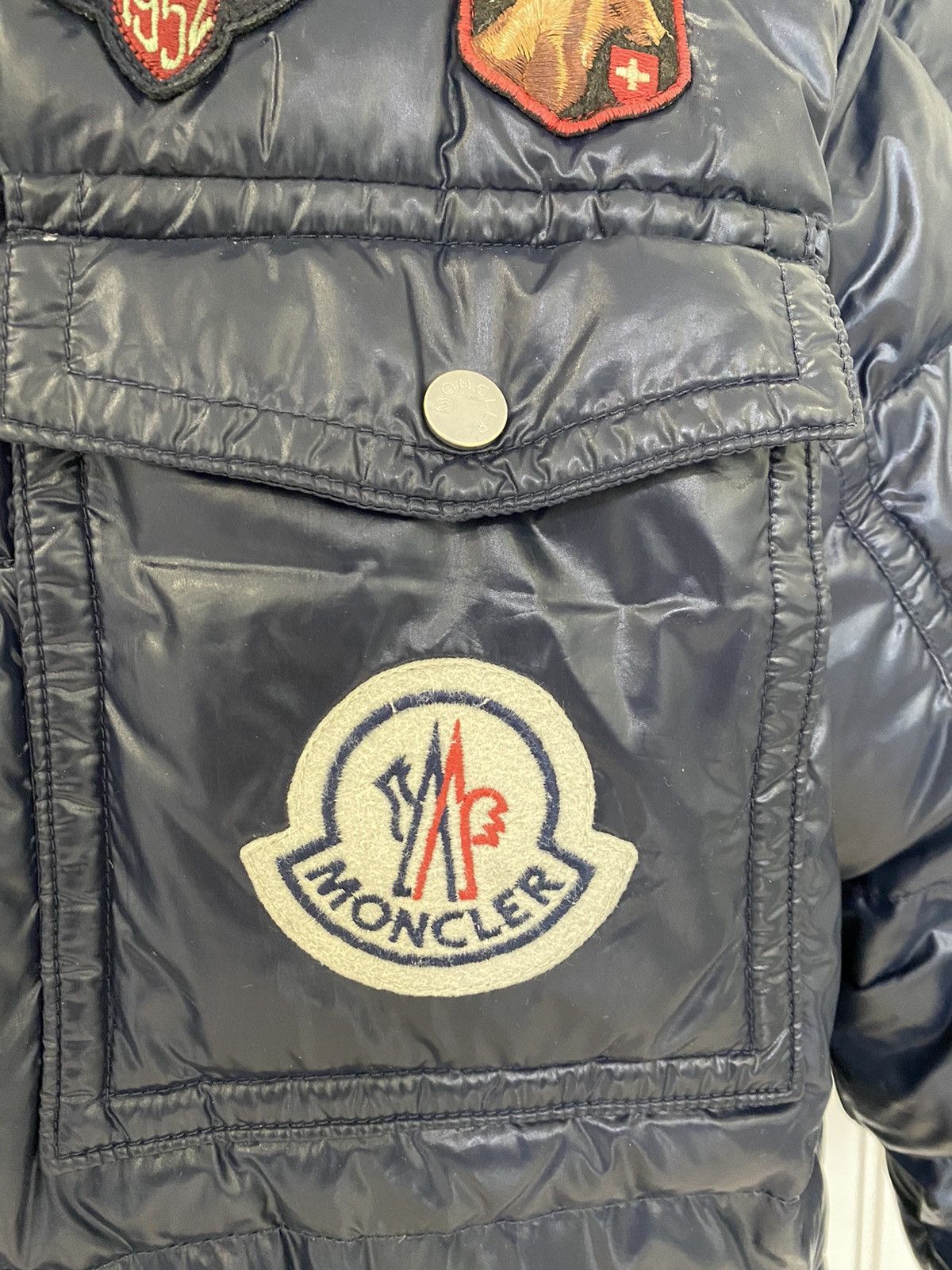 Moncler Rare Moncler K2 Vintage Patched Down Hooded Jacket Coat Size US L / EU 52-54 / 3 - 2 Thumbnail