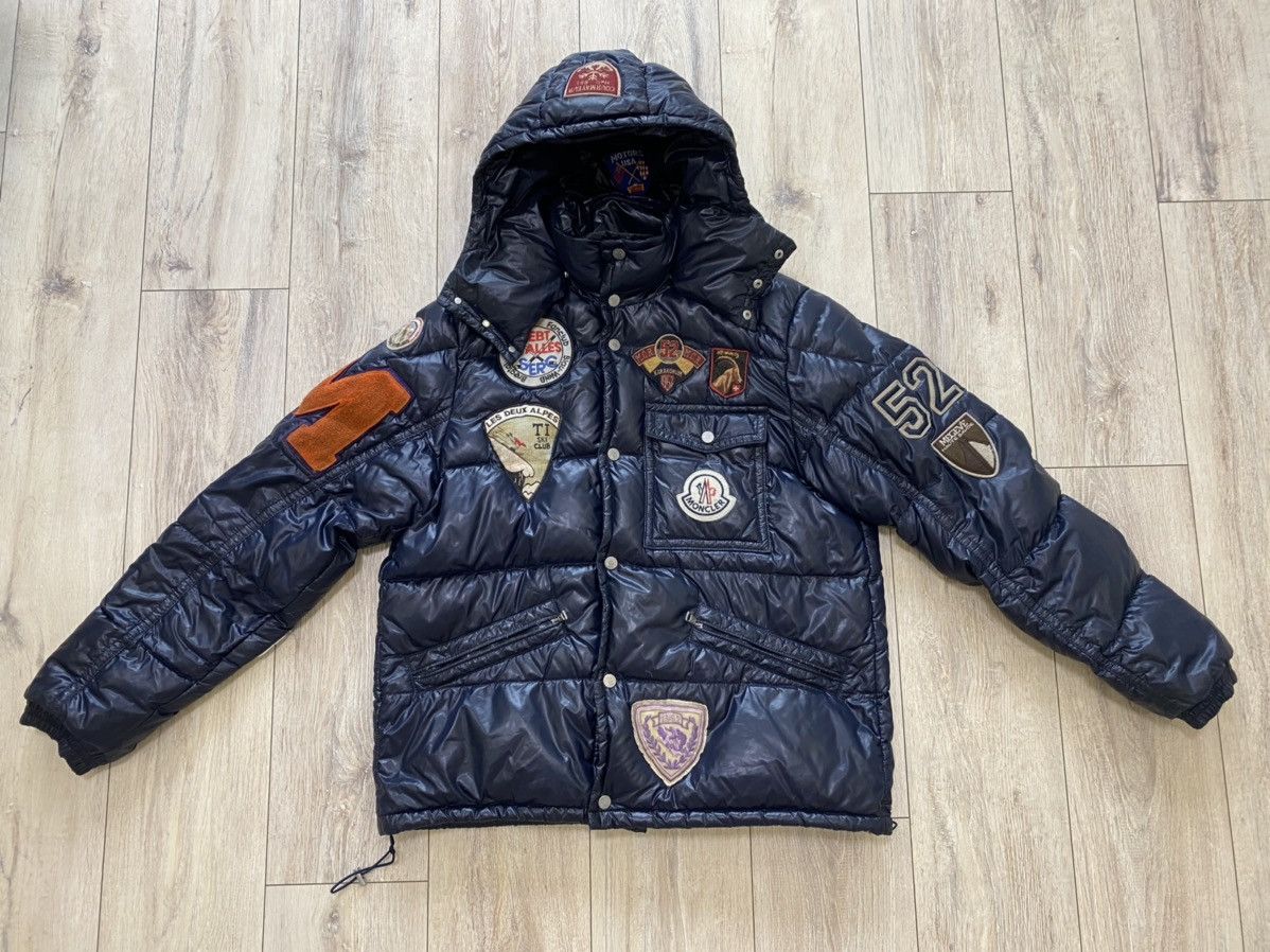 Moncler Rare Moncler K2 Vintage Patched Down Hooded Jacket Coat Size US L / EU 52-54 / 3 - 17 Thumbnail