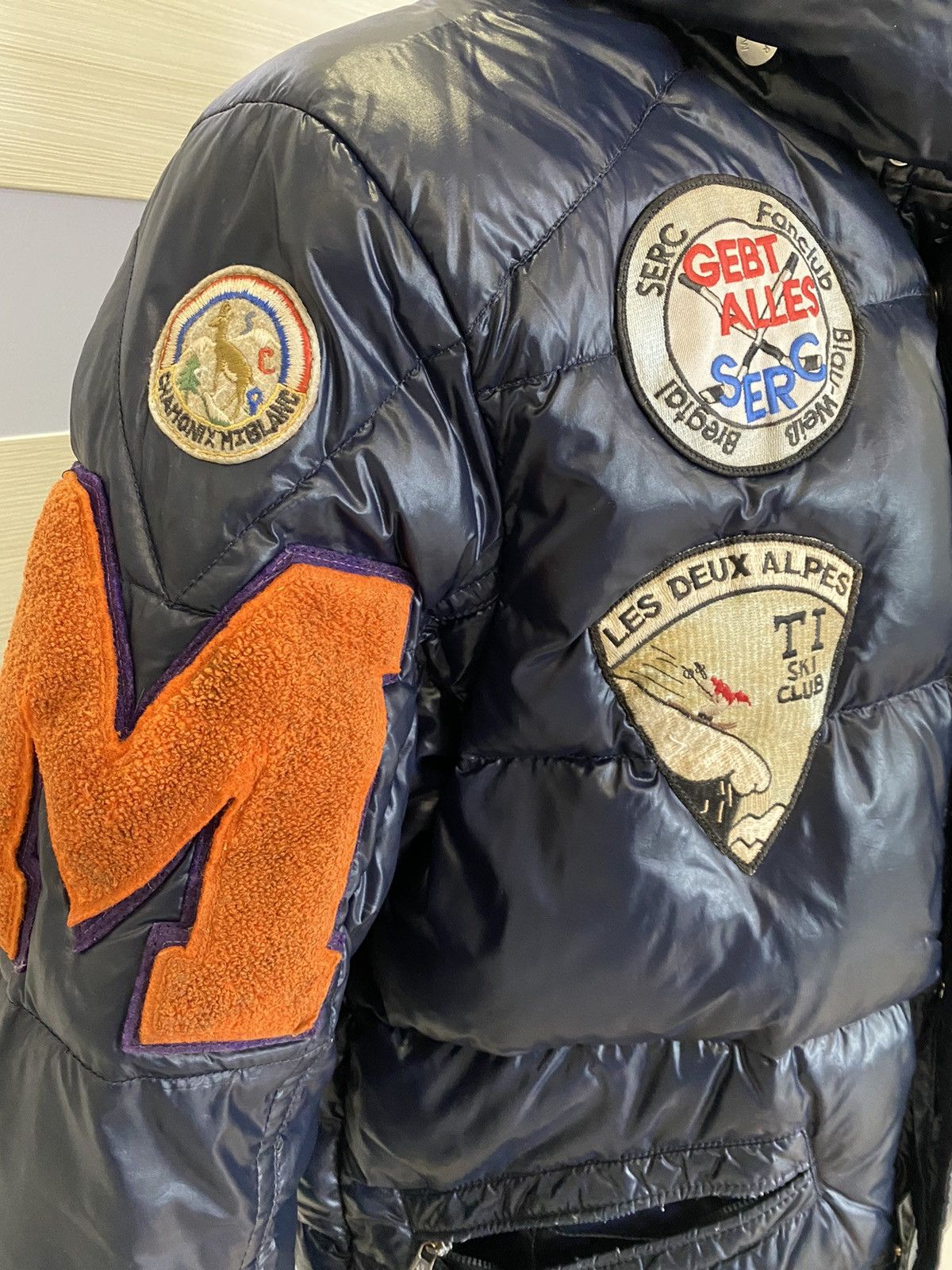 Moncler Rare Moncler K2 Vintage Patched Down Hooded Jacket Coat Size US L / EU 52-54 / 3 - 4 Thumbnail