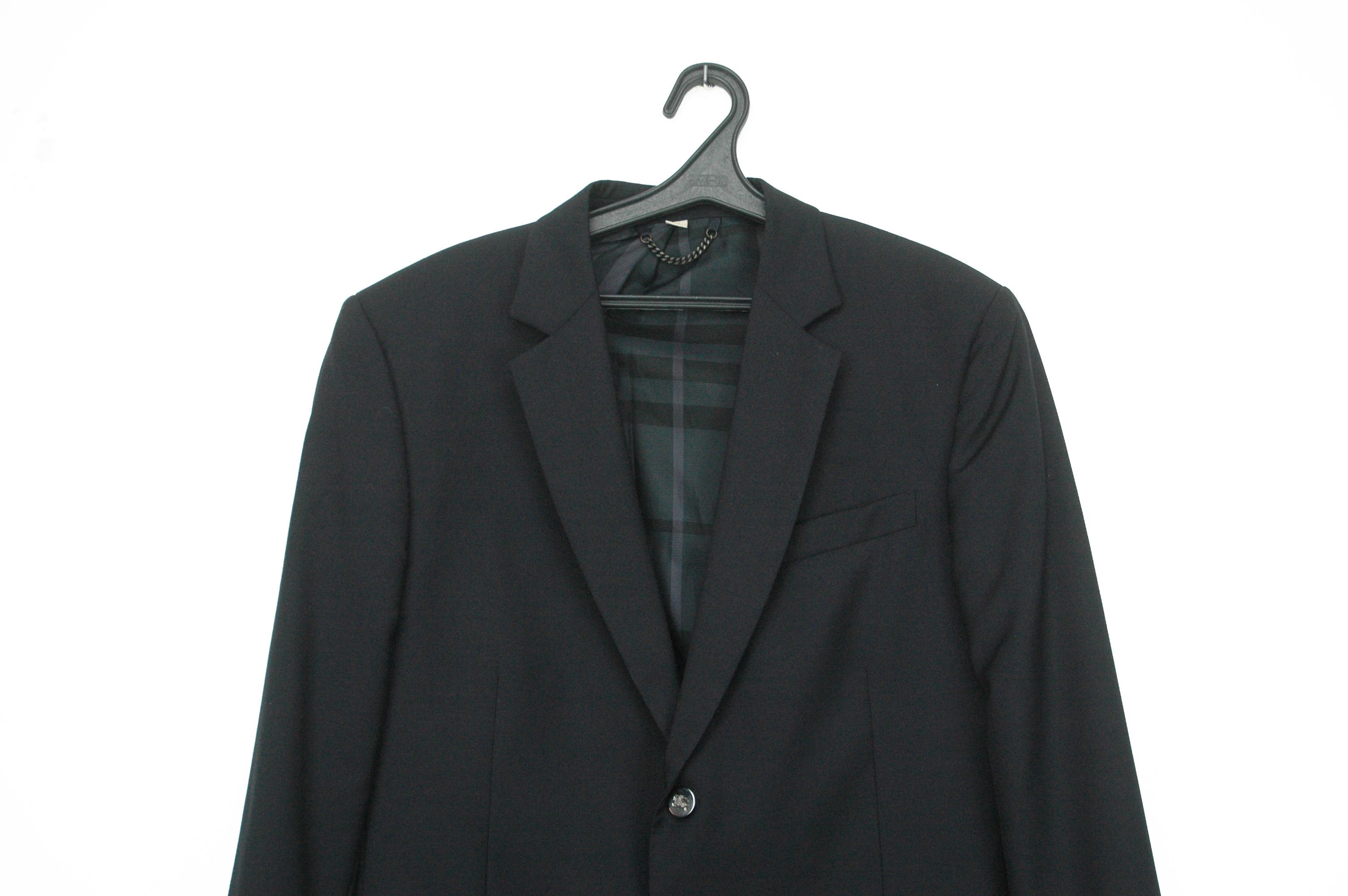 Burberry Burberry London Wool Blazer Made in Portugal Size 54R - 2 Thumbnail